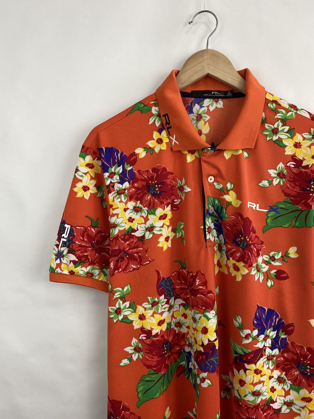 RLX Ralph Lauren 🇺🇸 Polo Ralph Lauren RLX eXtreme Hawaiian Polo T-Shirt Y2K Size US XL / EU 56 / 4 - 2 Thumbnail