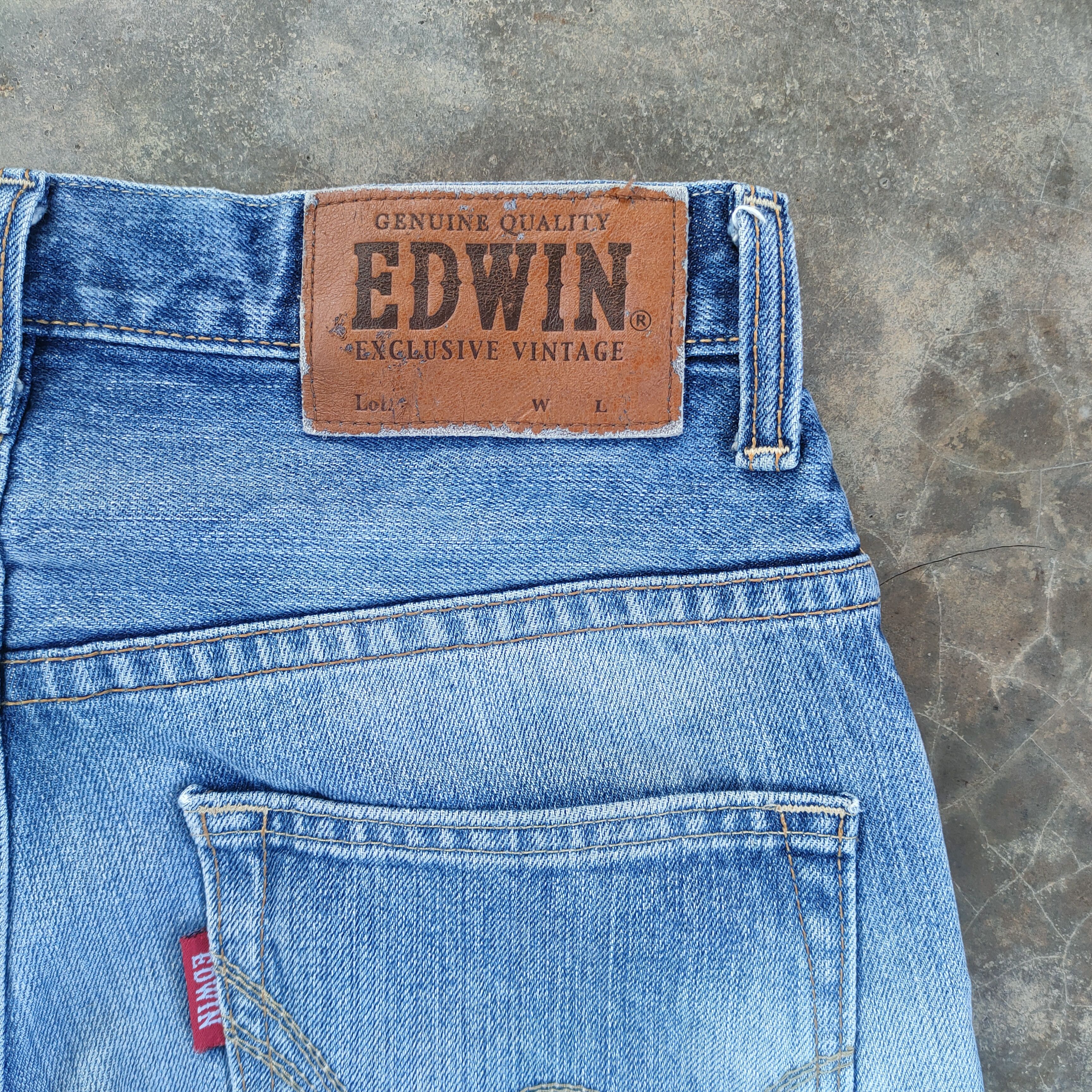Edwin VINTAGE EDWIN FADED RIPPEP JEAN DENIM PANTS Size US 32 / EU 48 - 9 Thumbnail