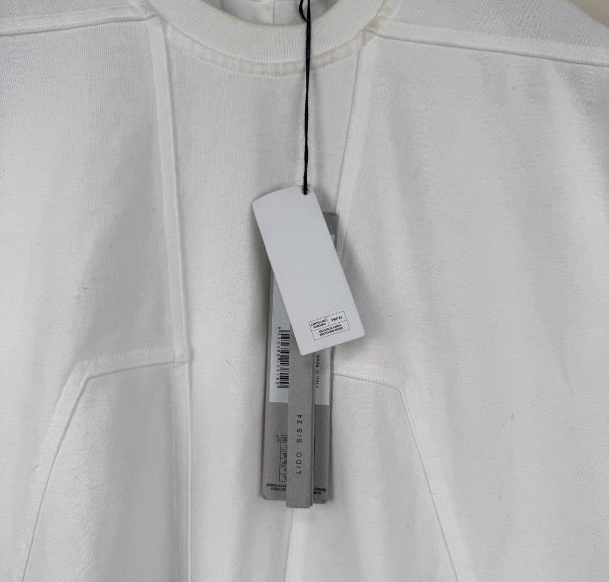 Rick Owens Rick Owens 24SS New Arrival White Sleeveless Vest / Tank Top Size US S / EU 44-46 / 1 - 3 Thumbnail