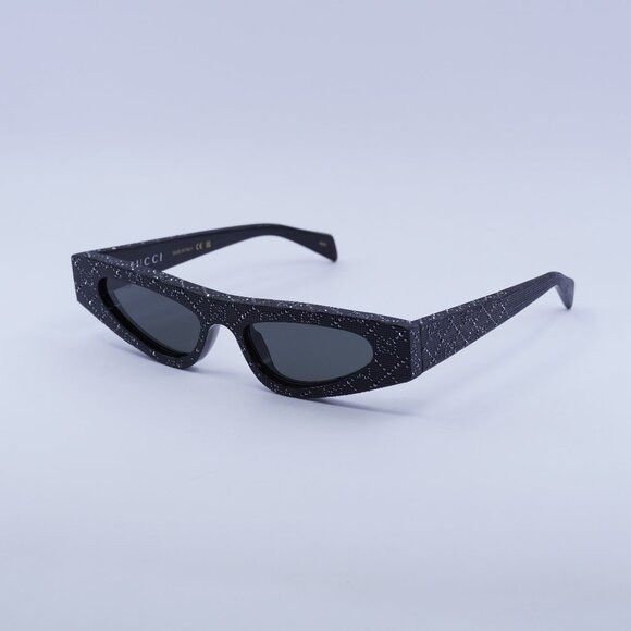 Gucci Gucci GG1779S 010 Sunglasses Black with Metal Stud Detail Size ONE SIZE - 1 Thumbnail