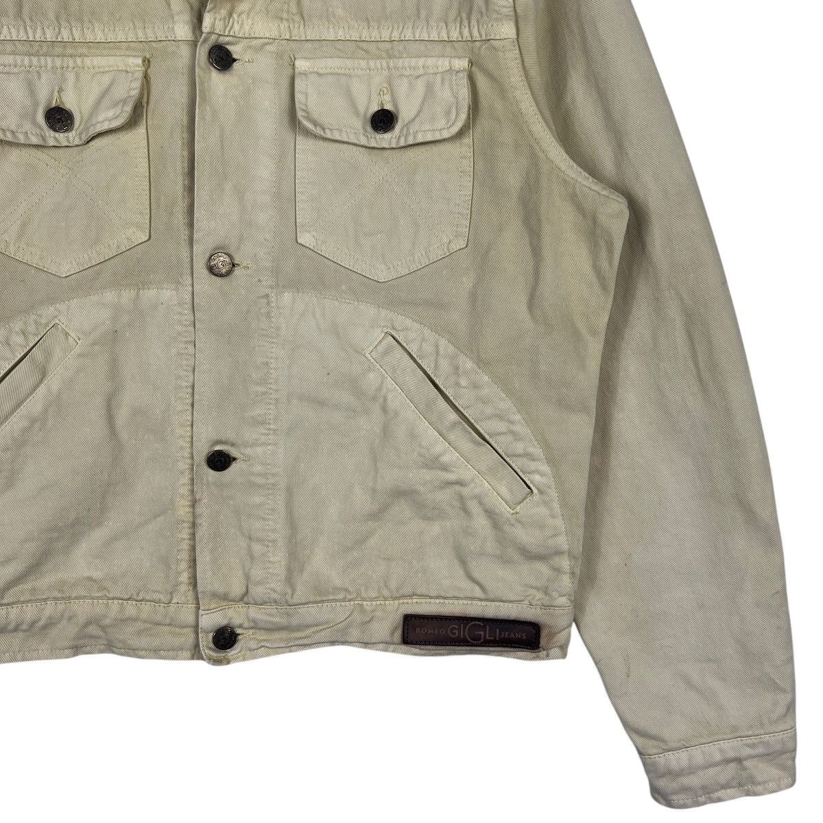 Romeo Gigli RARE VINTAGE ROMEO GIGLI DENIM TRUCKER JACKET MADE IN ITALY Size US M / EU 48-50 / 2 - 7 Thumbnail