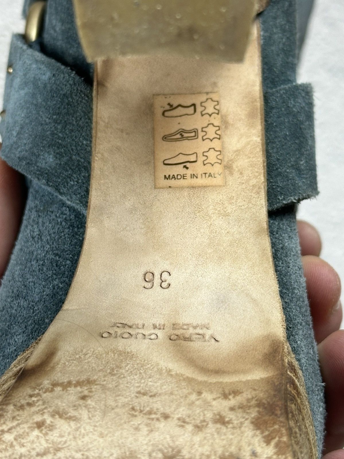 Other VTG A.S. 98 Style Boots Heels Suede Platform Hype Old Money Size US 6 / IT 36 - 13 Thumbnail