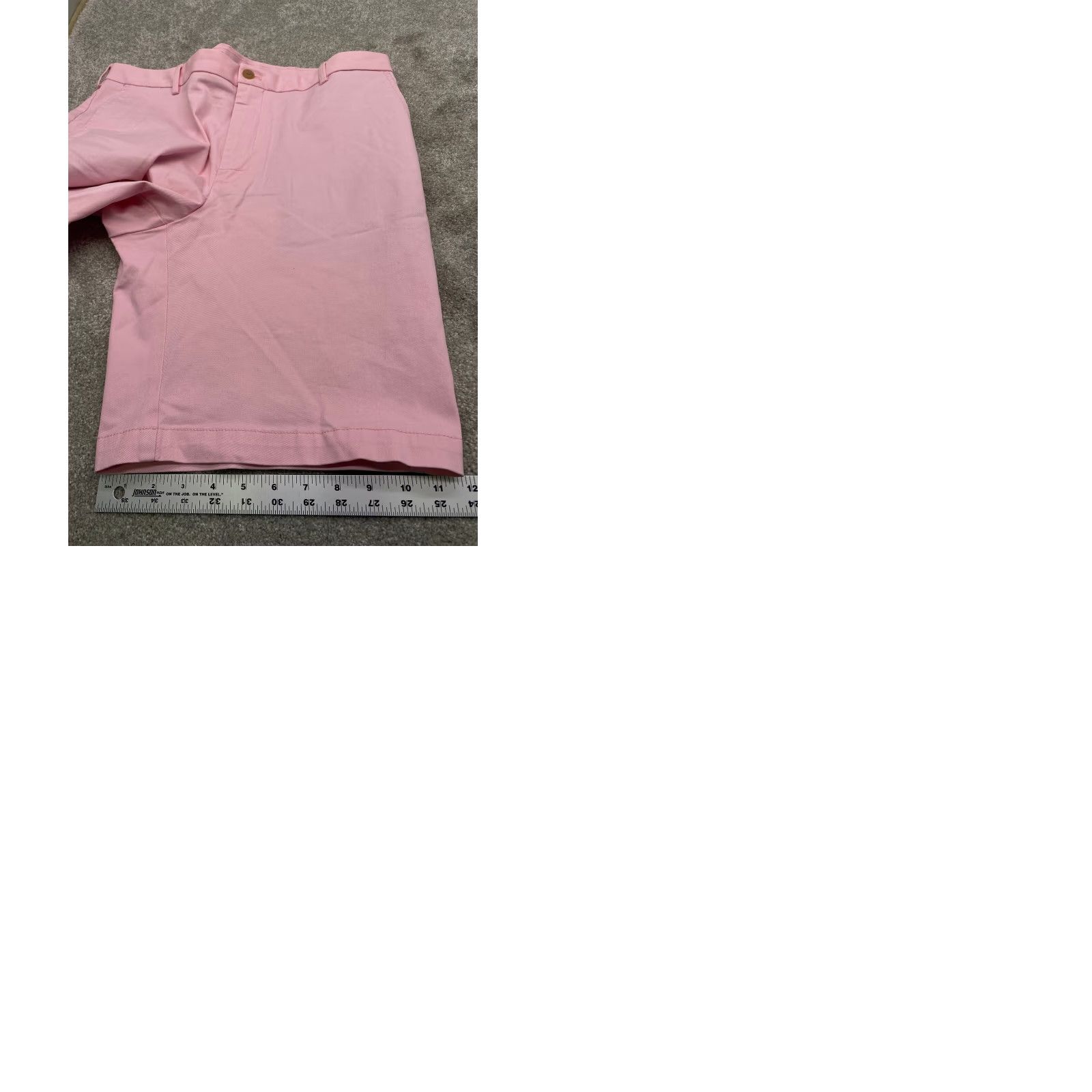 Izod IZOD Saltwater Shorts Men's 36x10 Pink Stretch Flat Front Chino Regular Cotton Spandex Womens? Size US 36 / EU 52 - 9 Thumbnail