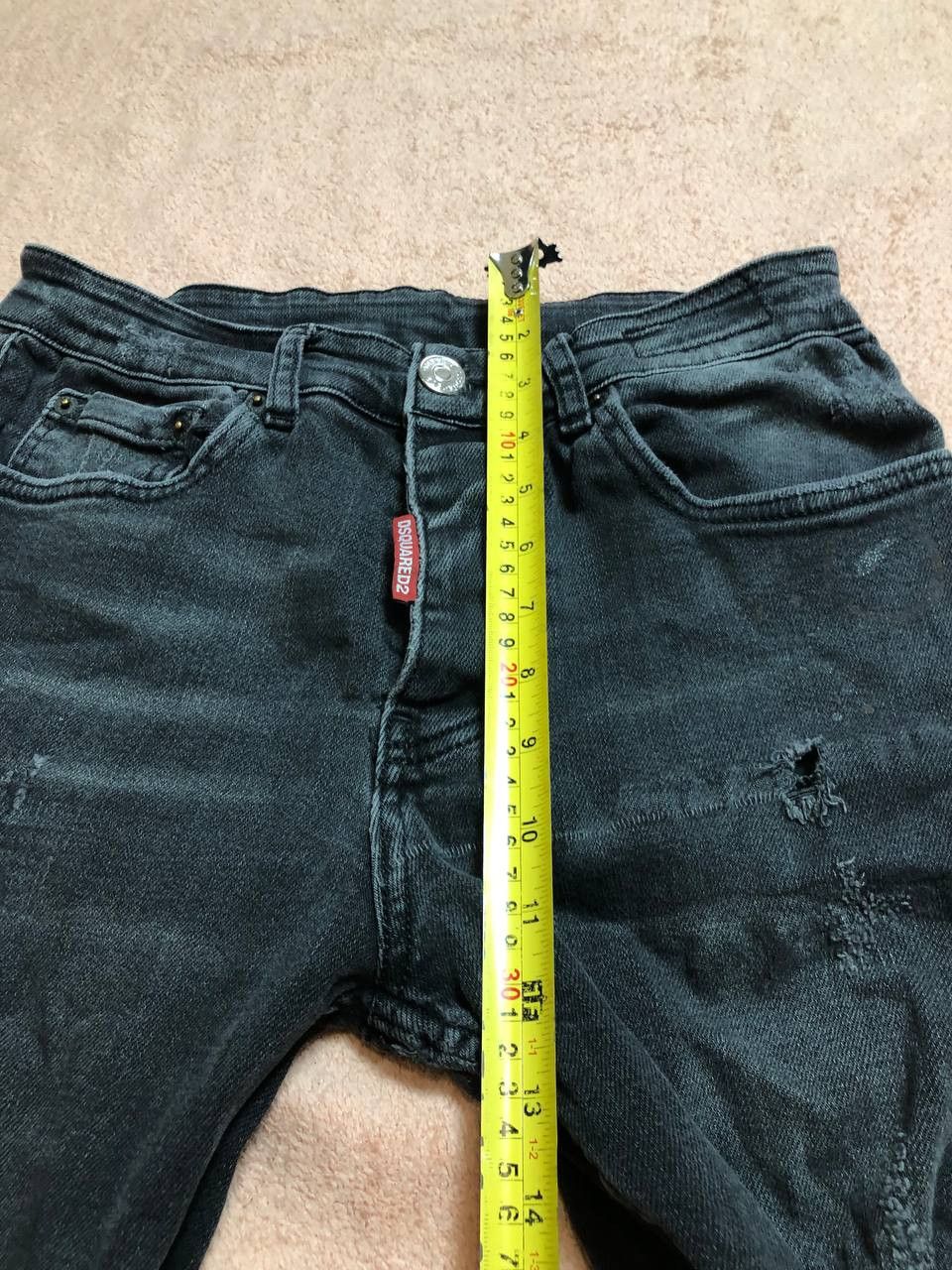 Dsquared2 Vintage DSQUARED2 SLIM FIT Distressed Denim Jeans Size US 30 / EU 46 - 12 Thumbnail