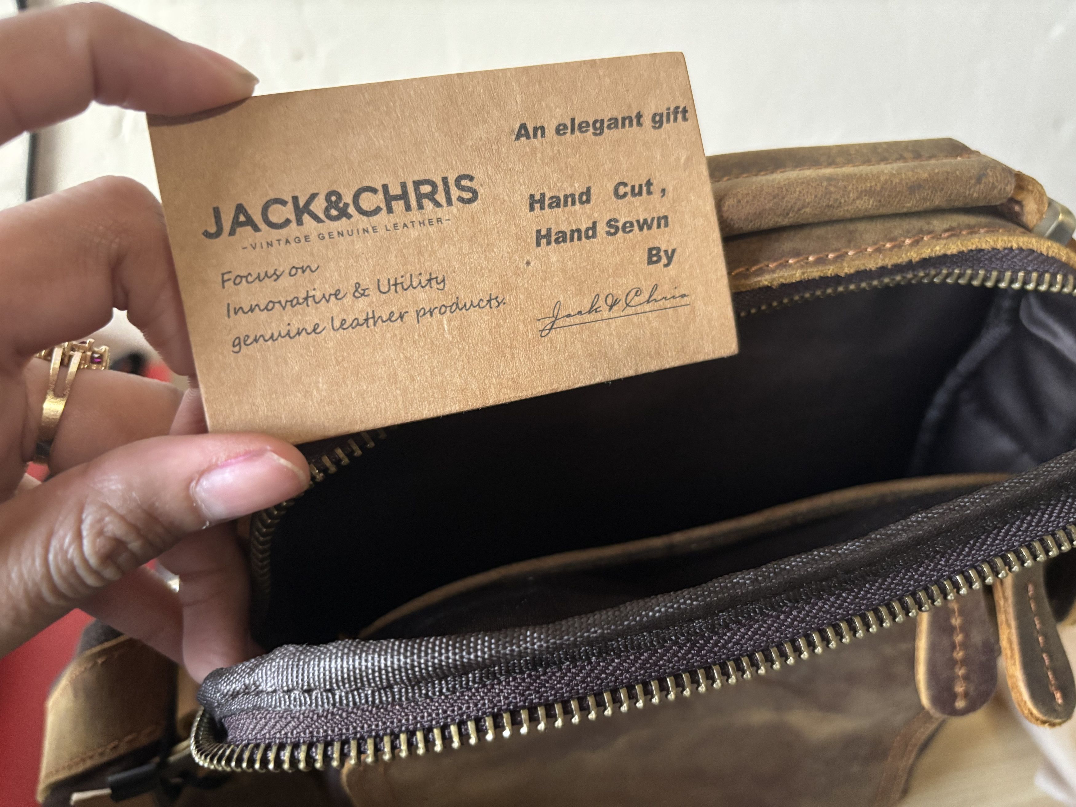 Other Jack and Chris Brown Leather Shoulder Bag Size ONE SIZE - 3 Thumbnail
