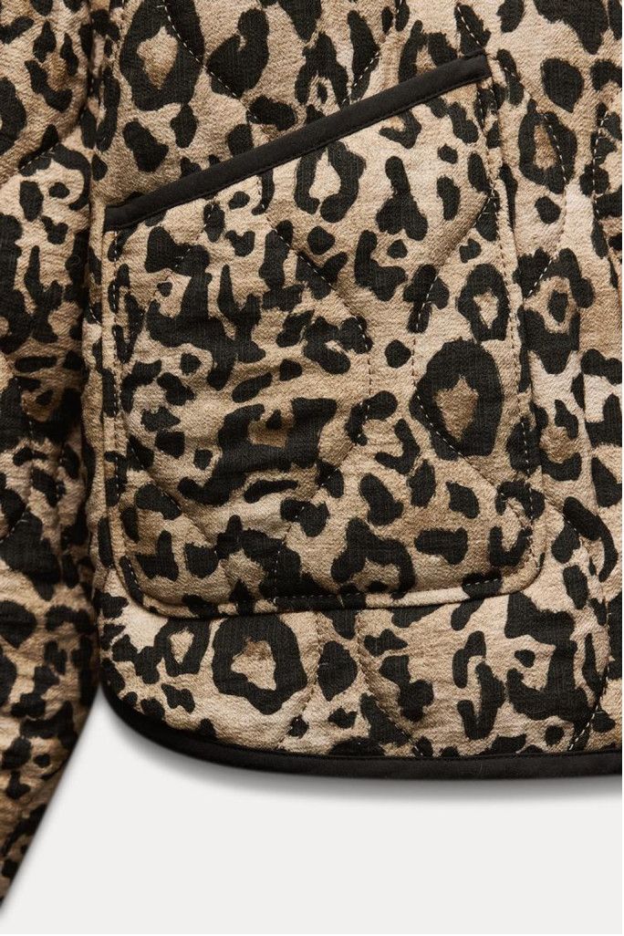 Zara Zara Animal Print Puffer Jacket Size S Size S / US 4 / IT 40 - 10 Thumbnail