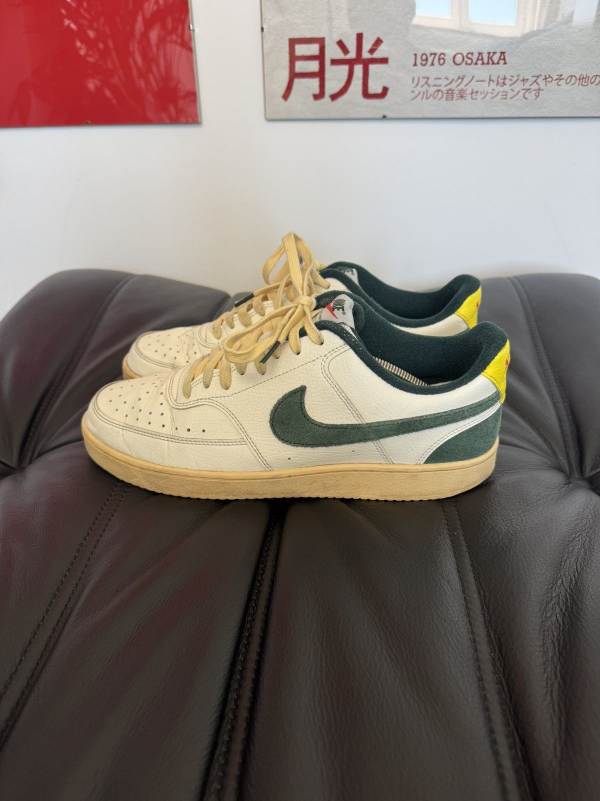Nike Nike Court Vision Vintage Green Cream White Low Dunk Vibe Size US 11 / EU 44 - 1 Thumbnail
