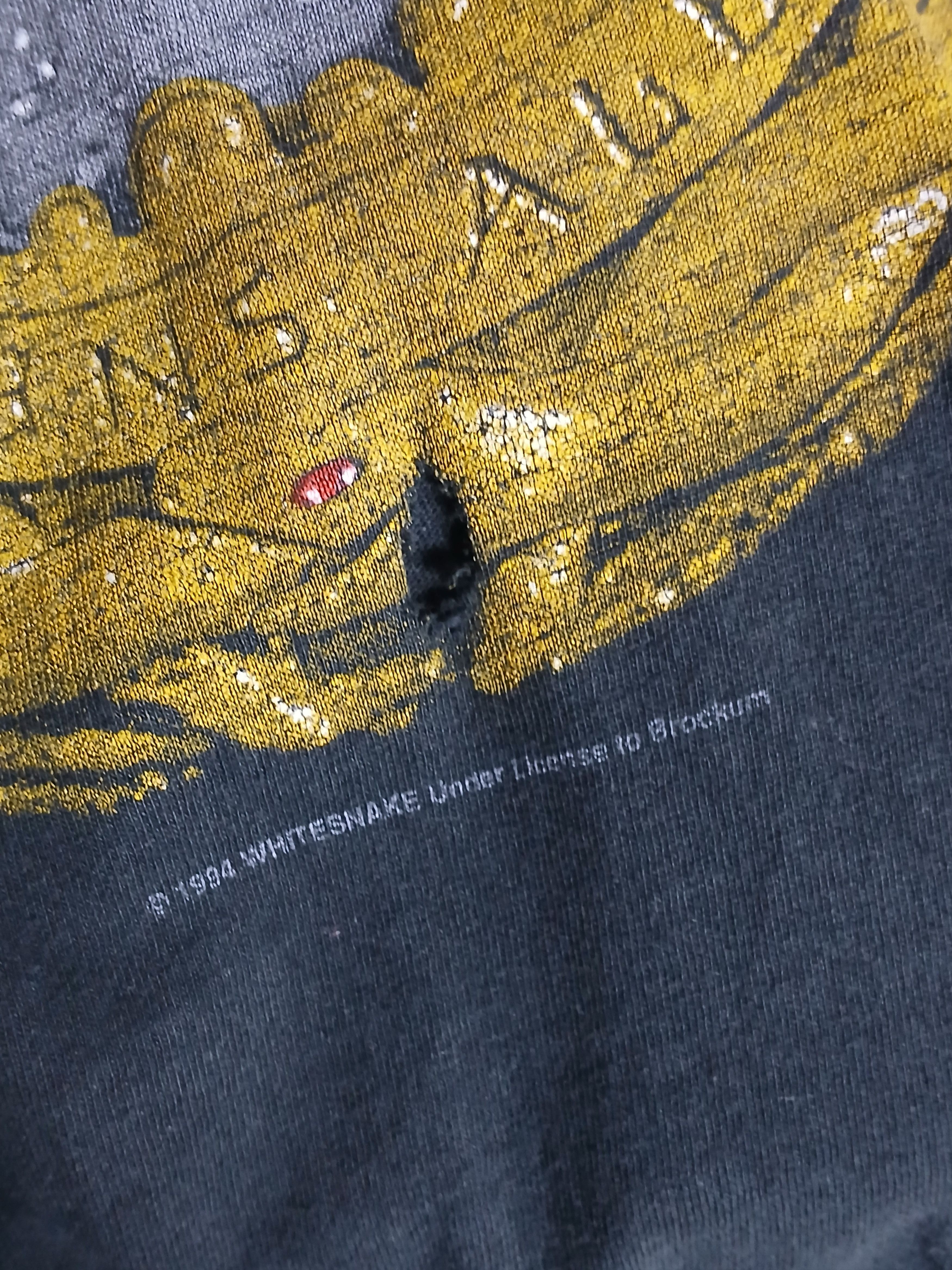 Band Tees × Vintage Vintage 1994 Whitesnake World Tour Single Stitch T-Shirt Size US M / EU 48-50 / 2 - 5 Thumbnail