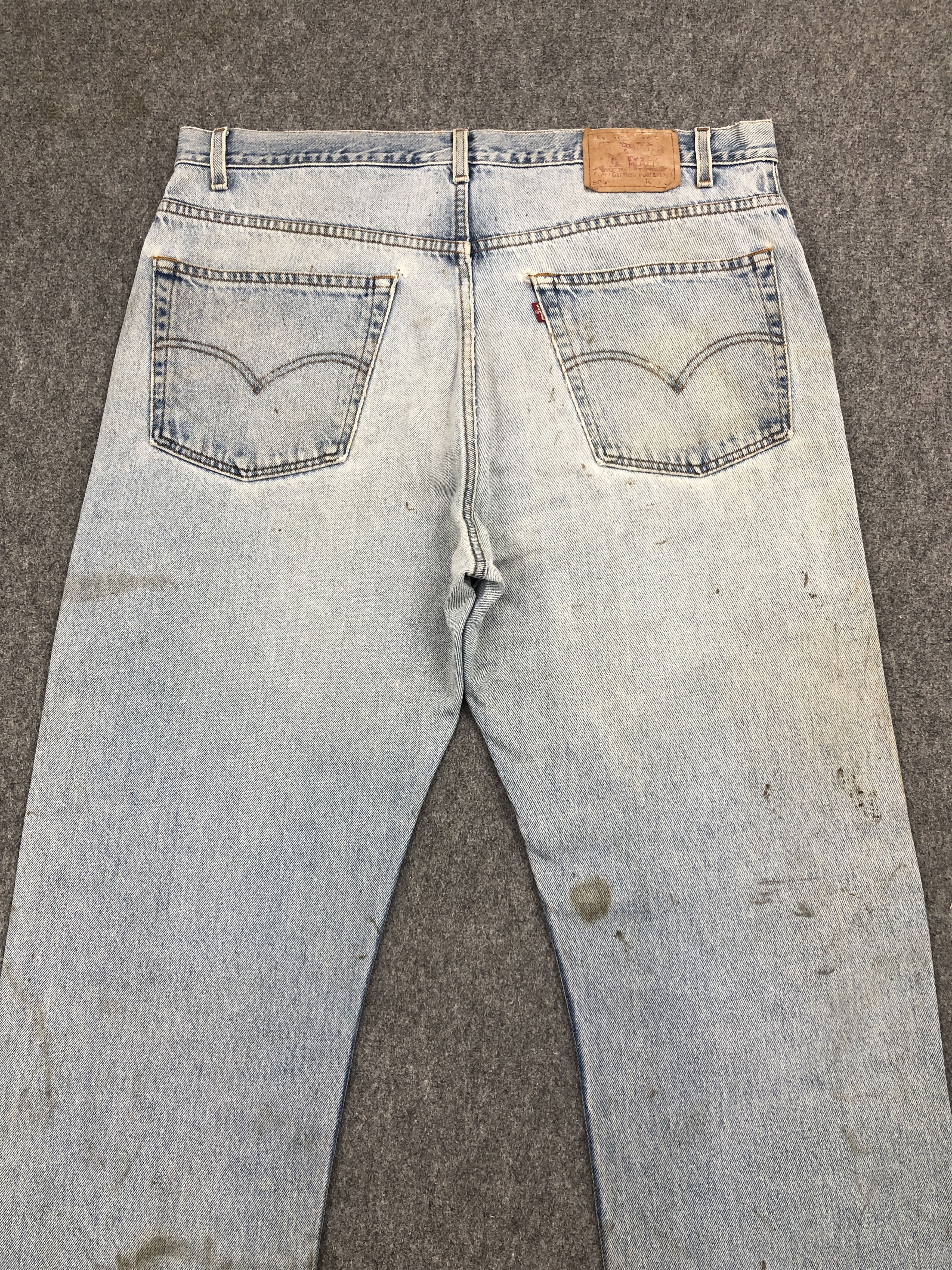 Levi's Vintage 90s Levis 505 Light Wash Jeans S0020 Size US 40 / EU 56 - 4 Thumbnail