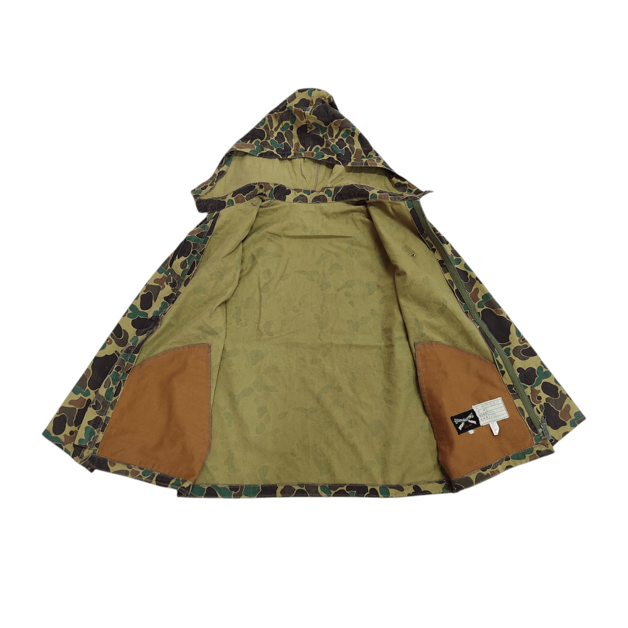 Japanese Brand Vintage Japanese Camo Hunting Hooded Jacket Size US M / EU 48-50 / 2 - 8 Thumbnail
