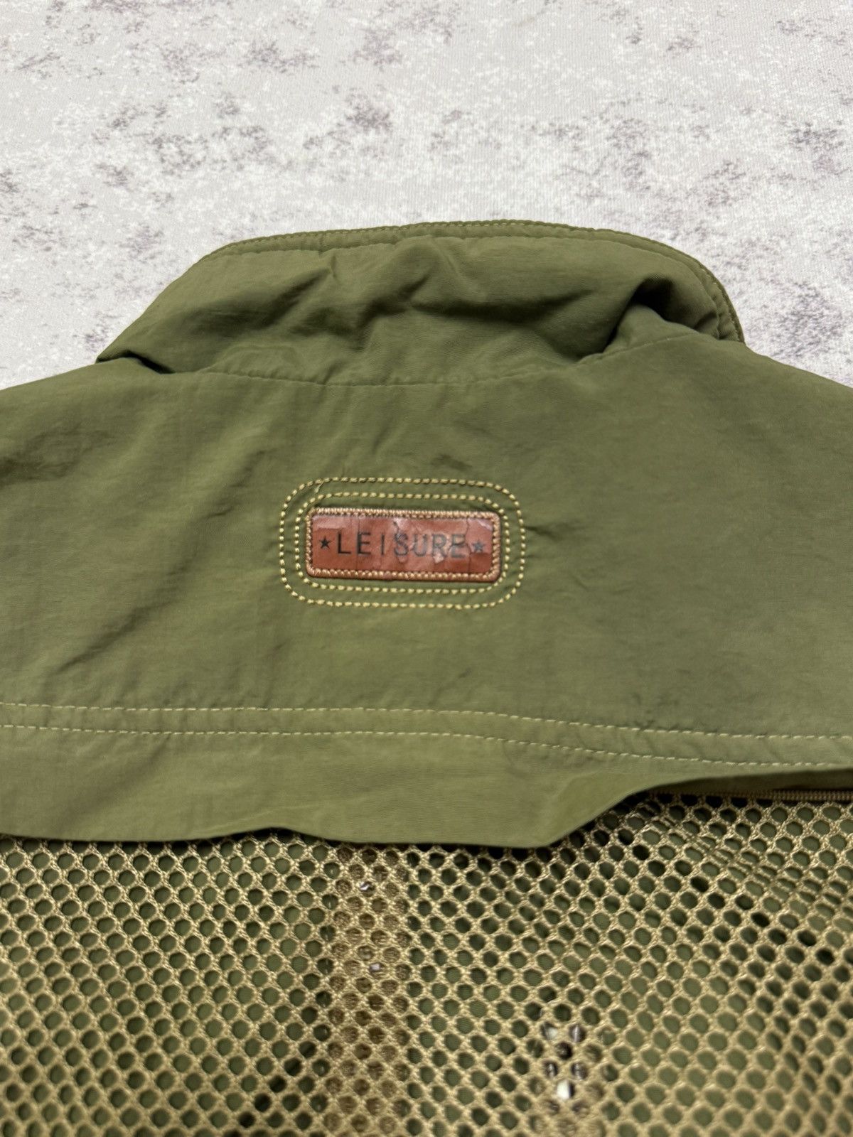 Japanese Brand LEISURE ULTILTY FIELD BACK NETTING VESTS JACKET Size US M / EU 48-50 / 2 - 12 Thumbnail