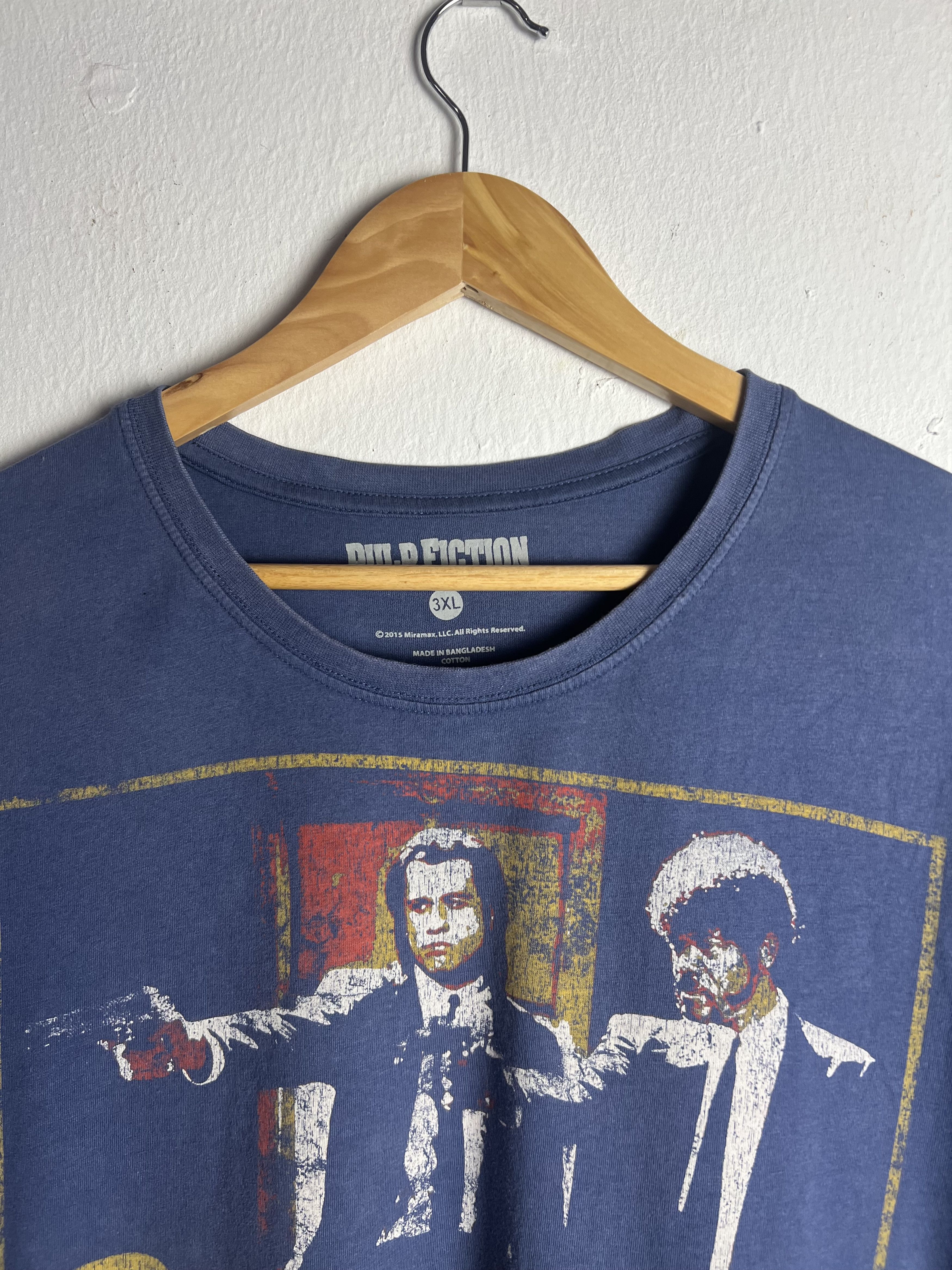 Vintage Pulp Fiction Movie Hit Tee Size US XXL / EU 58 / 5 - 5 Thumbnail