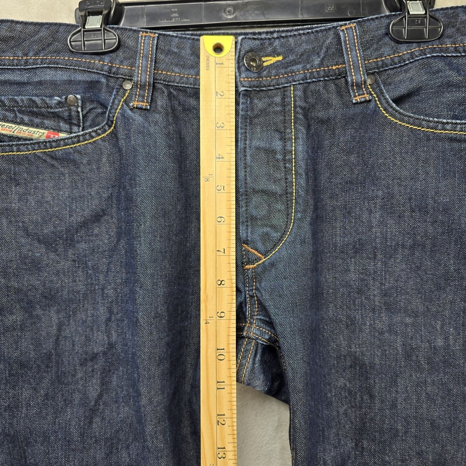 Diesel Diesel Viker Jeans Mens 36x32 Regular Straight Wash 0088Z Size US 36 / EU 52 - 14 Thumbnail