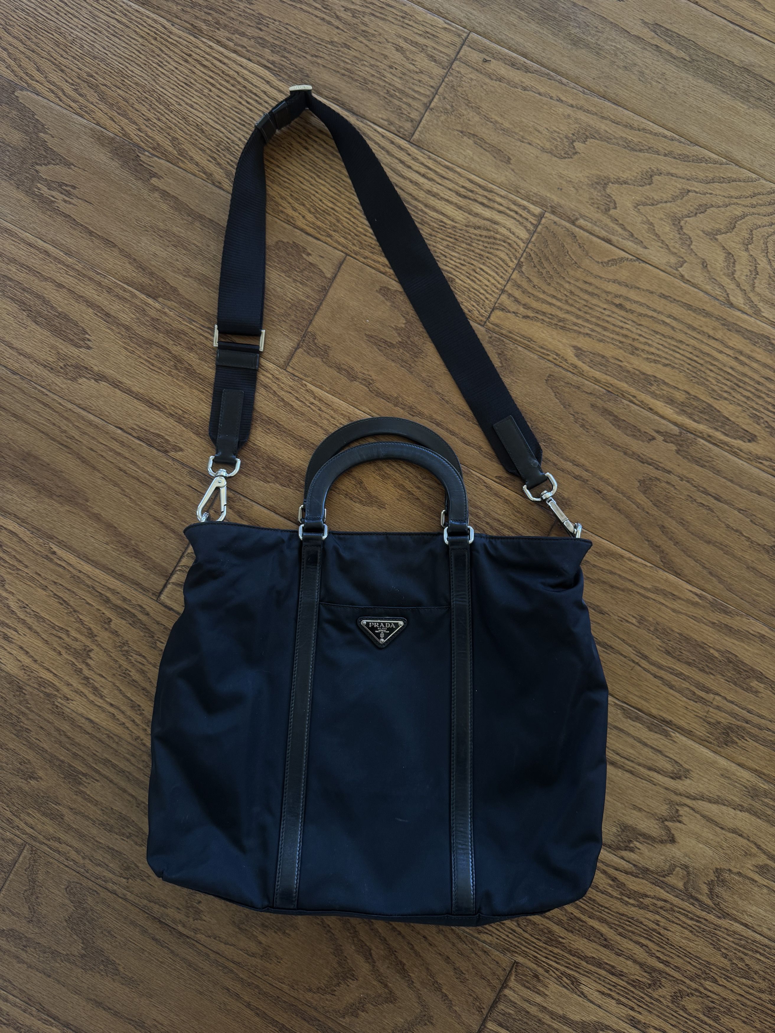 Prada PRADA Vintage Nylon Messenger Tote Bag Size ONE SIZE - 19 Thumbnail