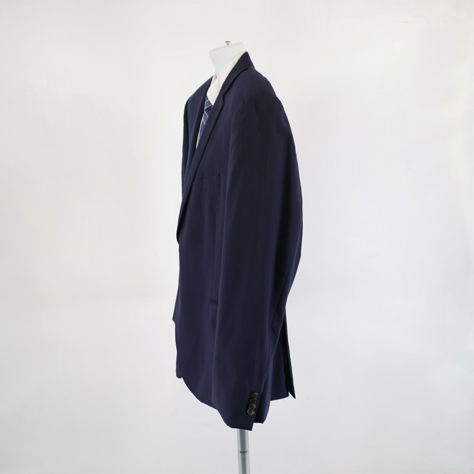 Lands' End Land's End Classic Clothing Traditional Fit Blue Wool Blazer Size 46R - 5 Thumbnail
