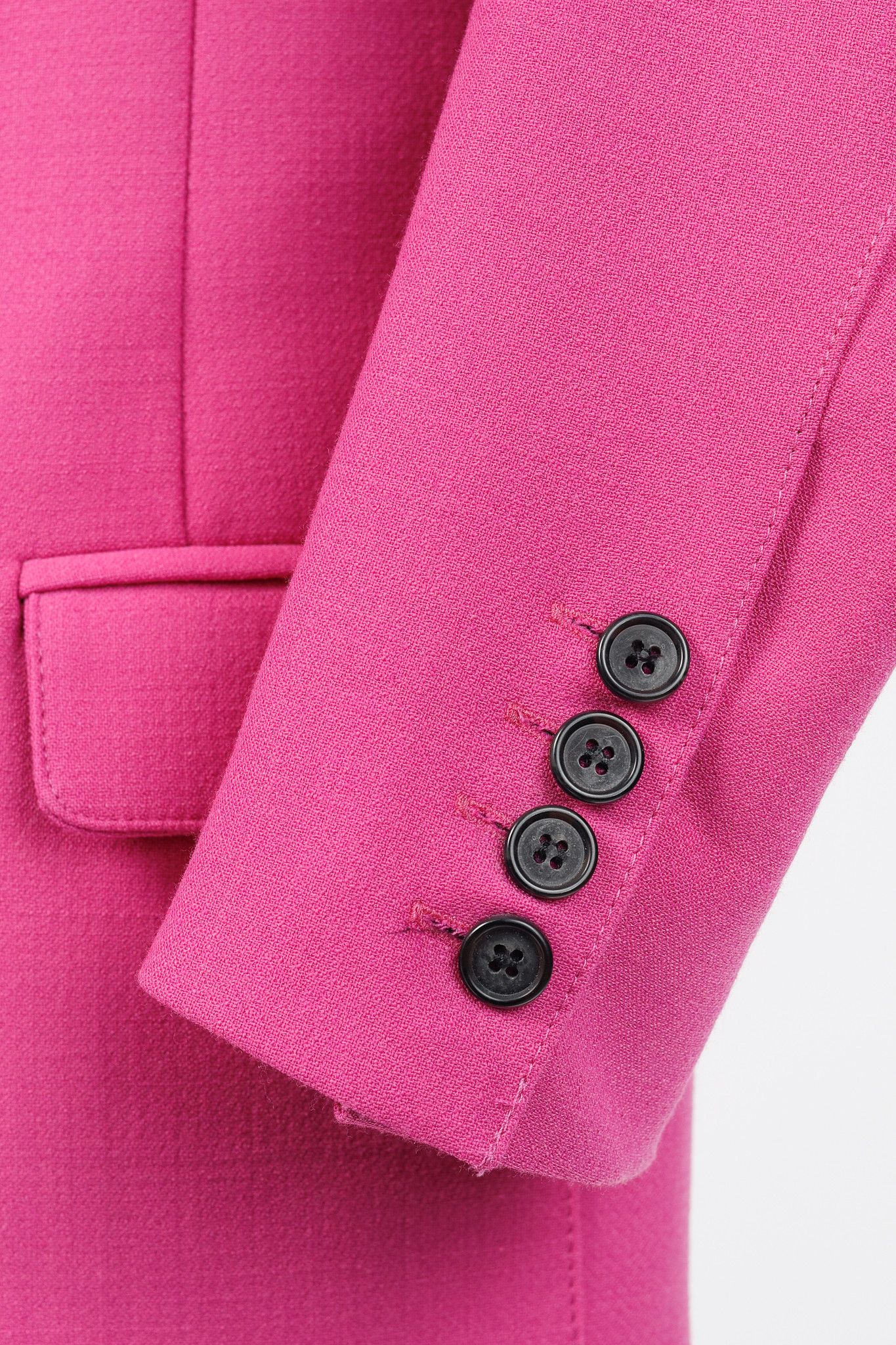 SMYTHE Smythe PS/20 "Violet" Wool-Blend Long Shawl Blazer Size S / US 4 / IT 40 - 7 Thumbnail