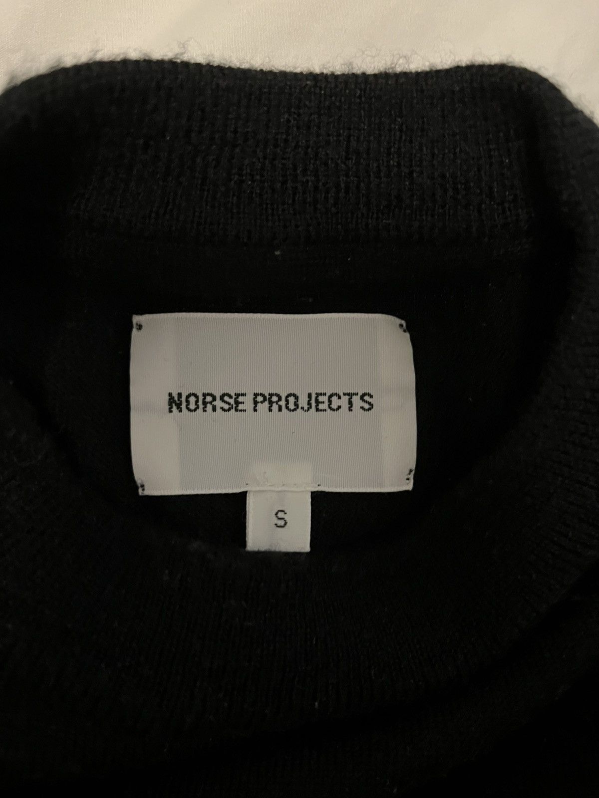 Norse Projects Black Sigfred Merino Sweater Size S Size US S / EU 44-46 / 1 - 3 Thumbnail