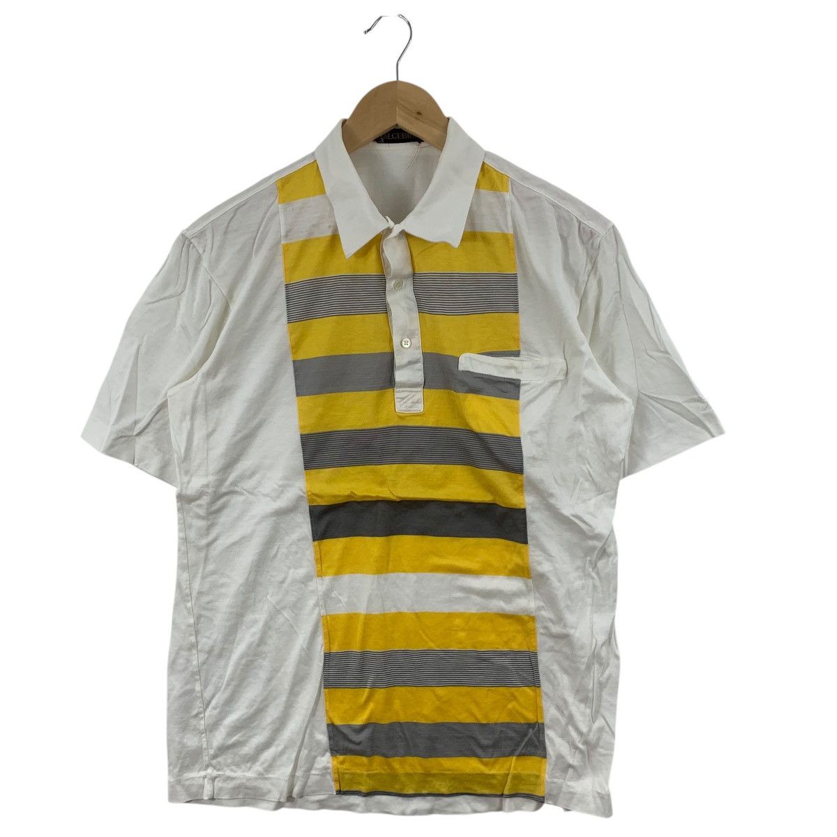 Vintage Vintage 90’ ALGEBRA JAPAN SPORTSWEAR Abstract Polo Tee Size US S / EU 44-46 / 1 - 5 Thumbnail
