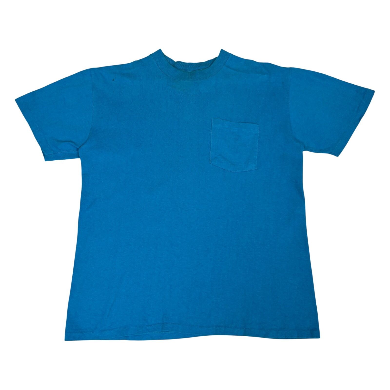 Vintage Vintage 80s Stedman Super Hi Cru Pocket T Shirt Men's Large Size US L / EU 52-54 / 3 - 1 Thumbnail