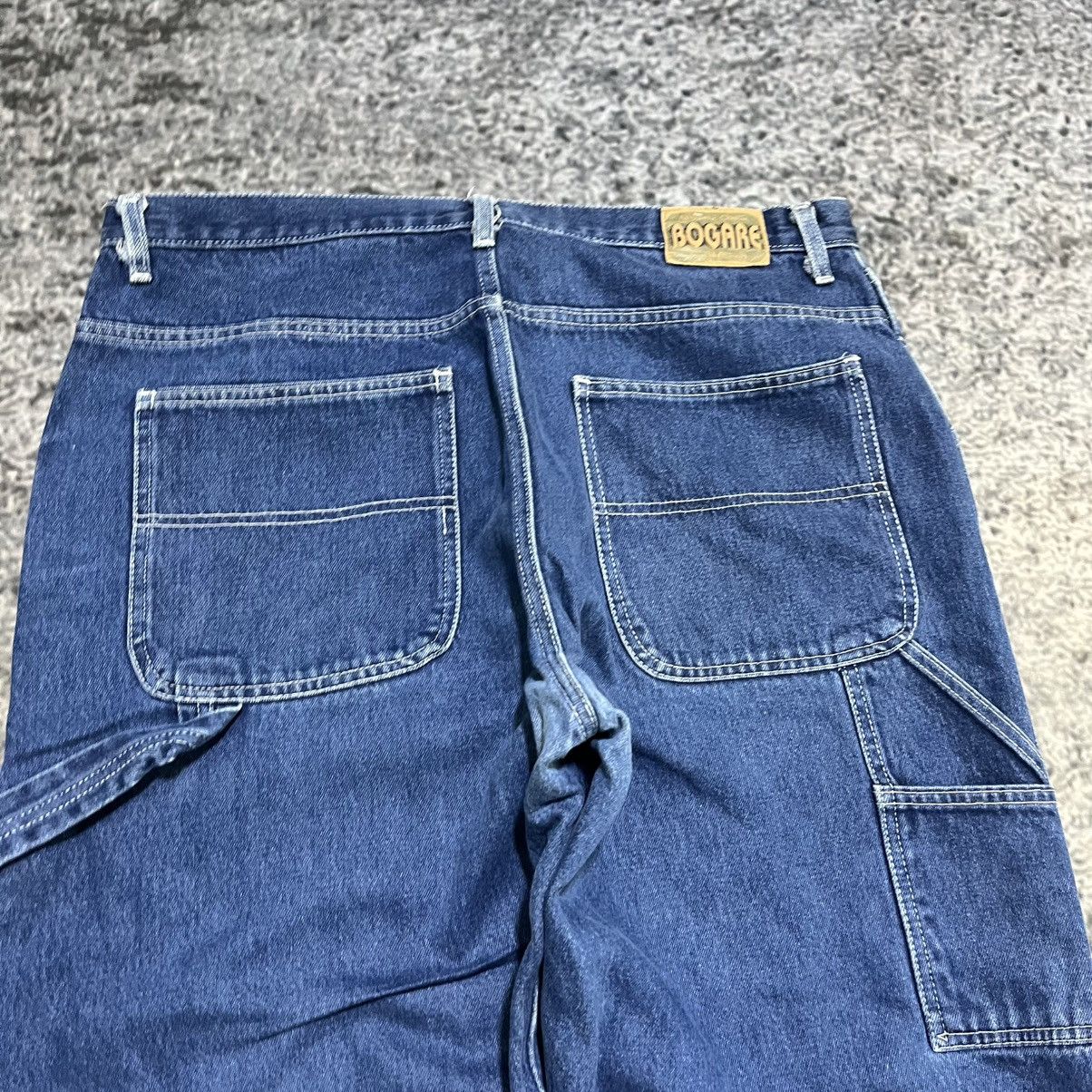 JNCO Vintage Y2K Bogare Baggy Wide Leg Skater Carpenter Jeans Size US 38 / EU 54 - 3 Thumbnail
