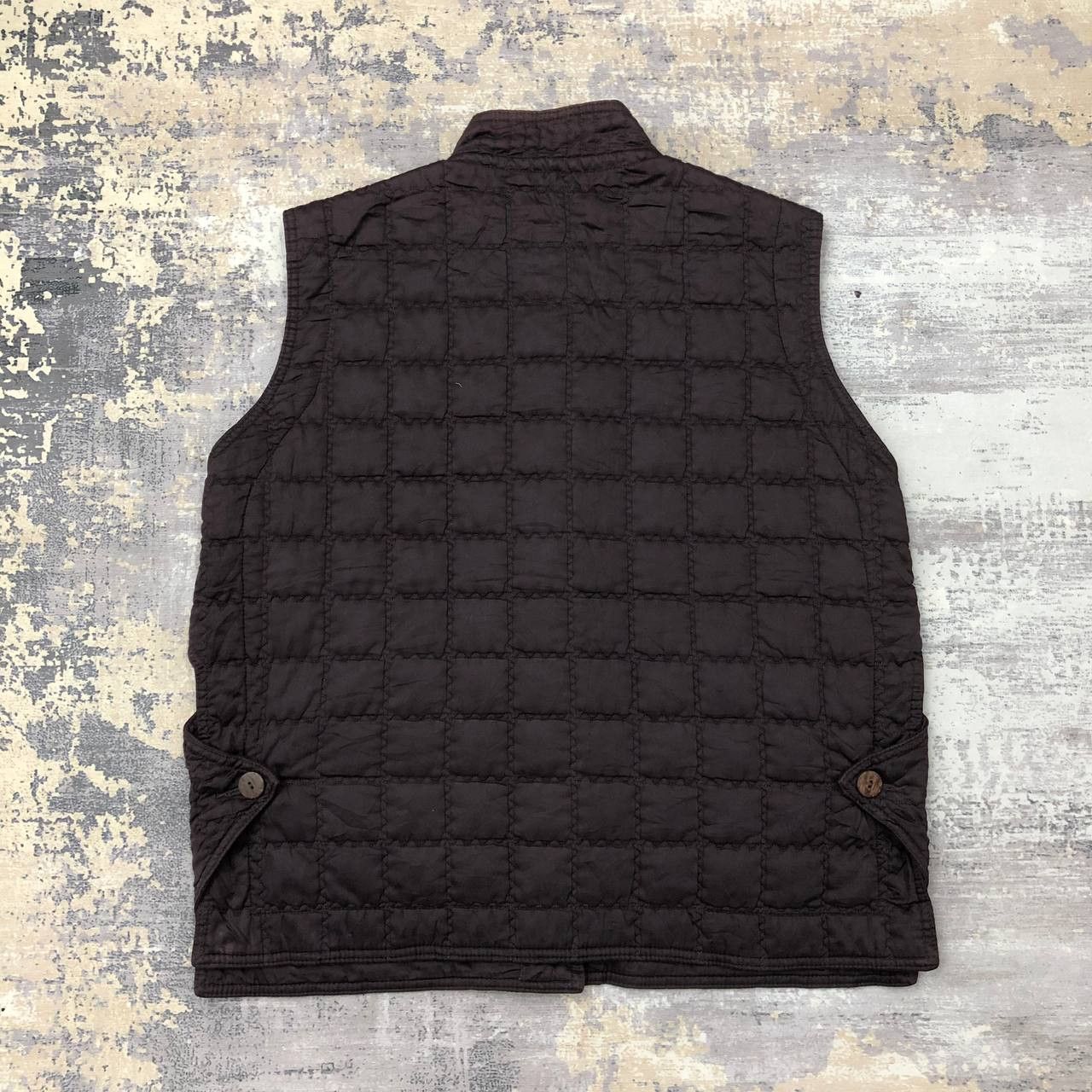 Japanese Brand × Vintage Y418 VTG JAPAN QUILTED DOWN JACKET BAMBOO BUTTON Size US M / EU 48-50 / 2 - 3 Thumbnail