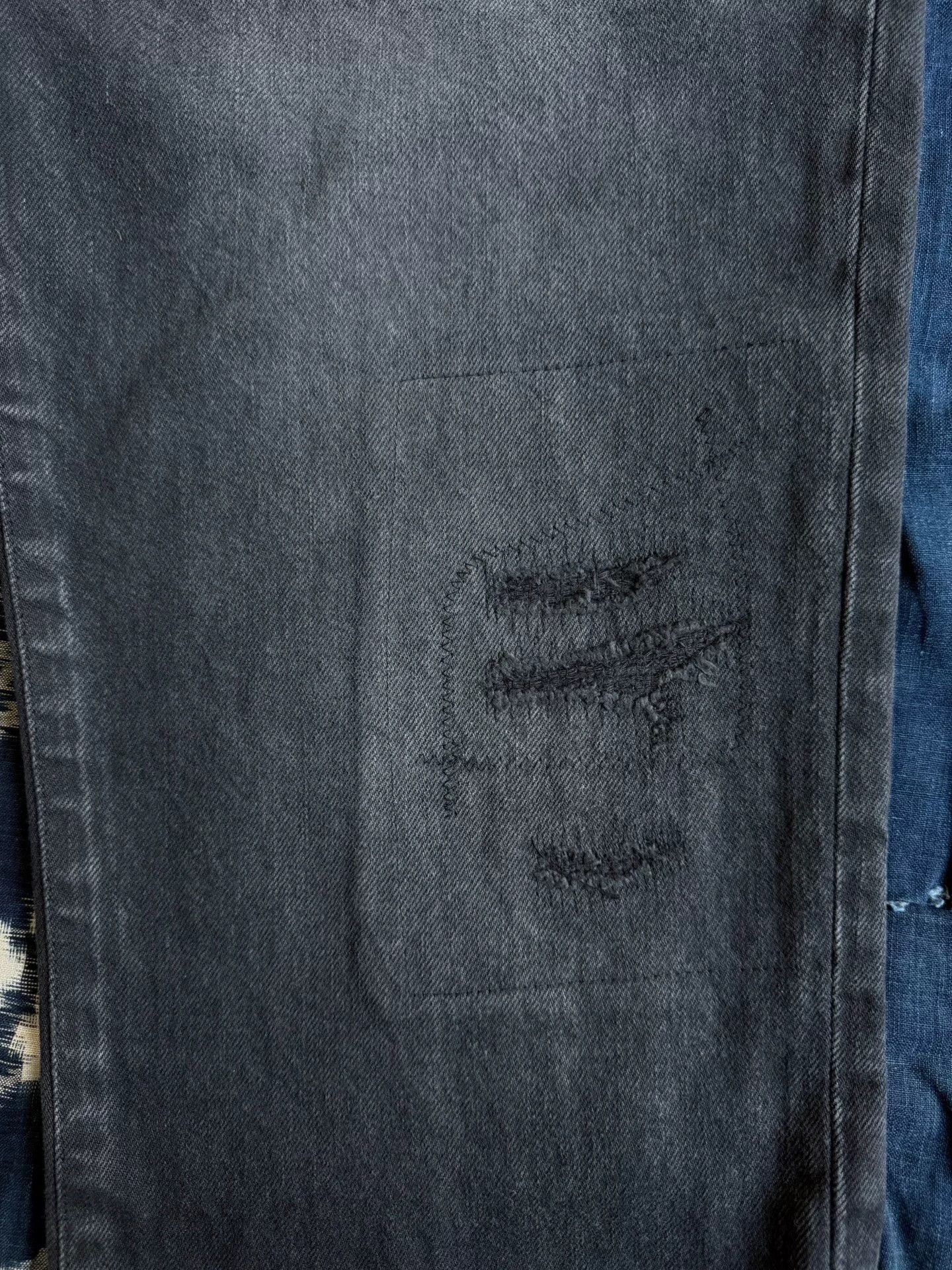 Visvim VISVIM Social Sculpture 10 Black Damaged Jeans Size US 28 / EU 44 - 5 Thumbnail
