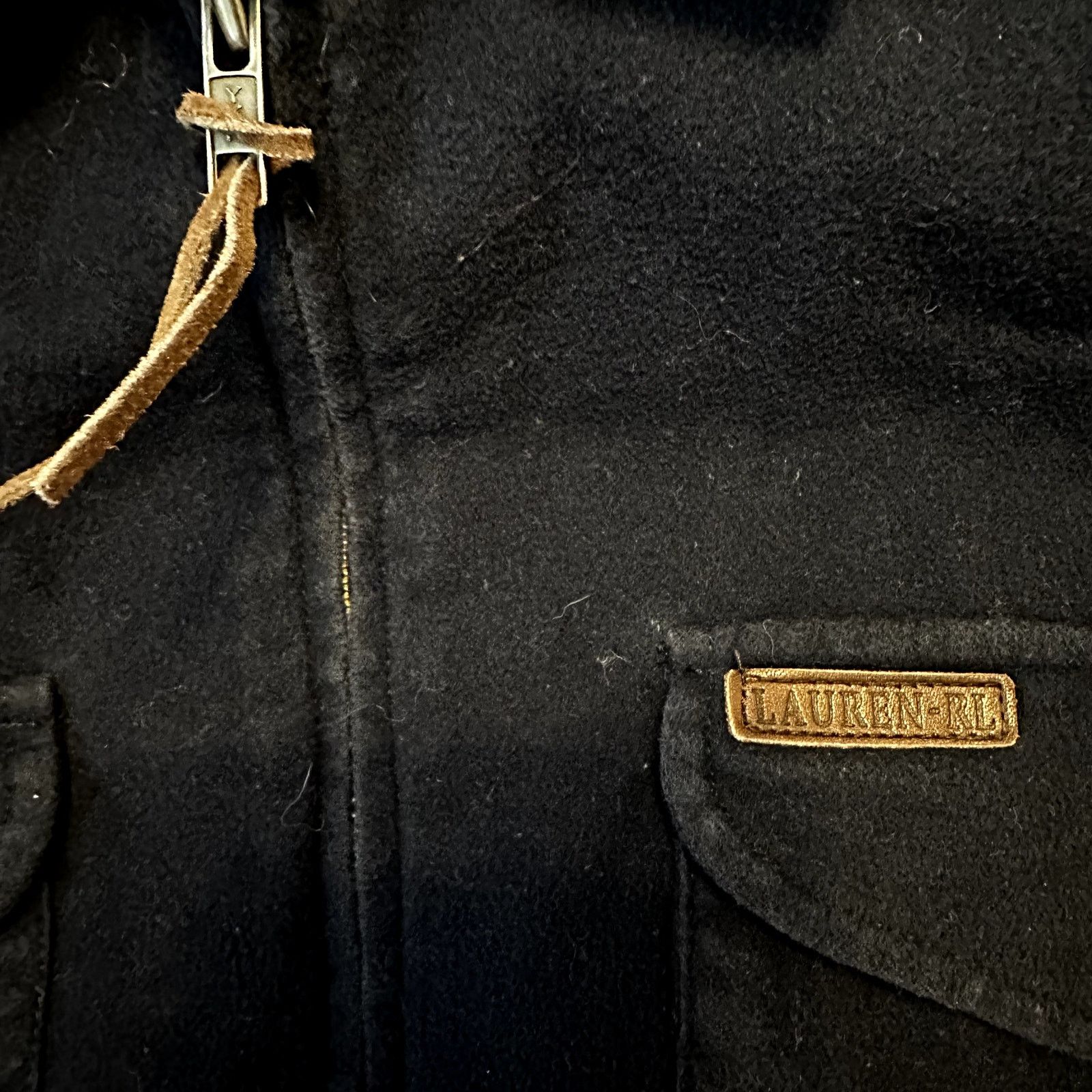 Lauren Ralph Lauren Lauren Ralph Lauren Overshirt Jacket Full Zip Up Navy P/S Size S / US 4 / IT 40 - 2 Thumbnail