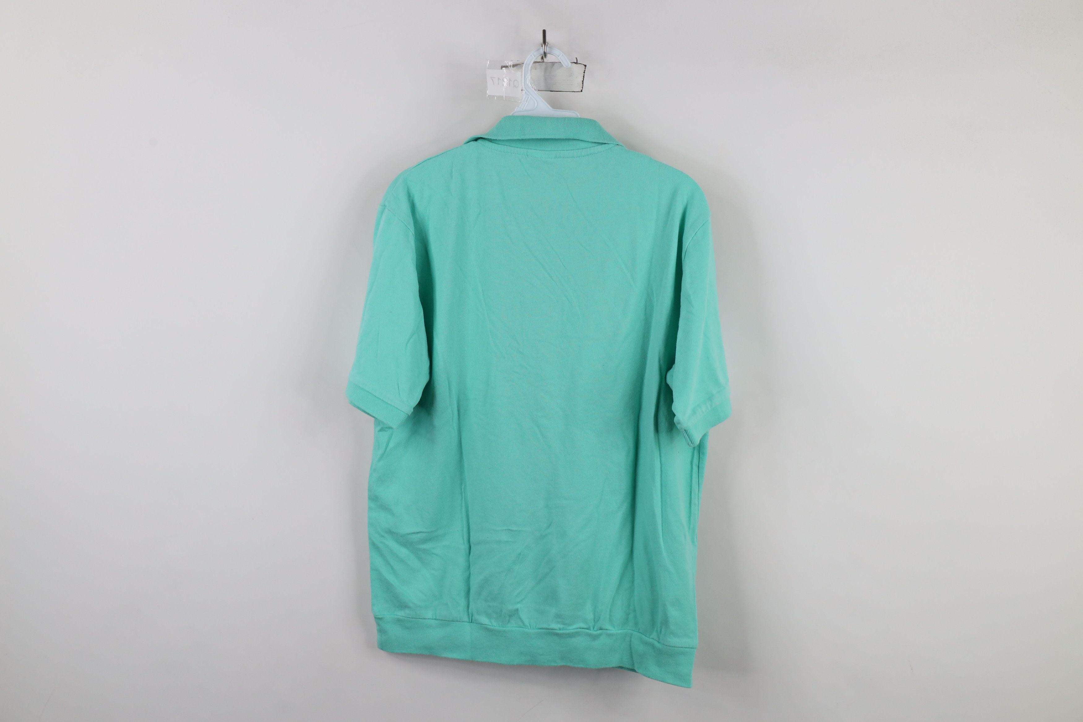 Vintage Vintage 90s Streetwear Collared Pullover Polo Shirt Teal Size US M / EU 48-50 / 2 - 10 Thumbnail