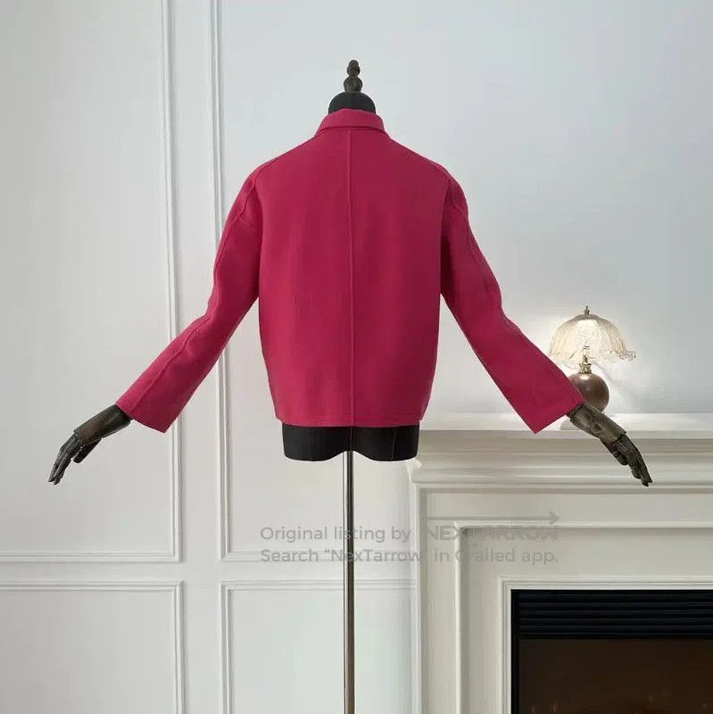 Max Mara MaxMara Pink Wool Women's Cardigan . Size M / US 6-8 / IT 42-44 - 1 Thumbnail