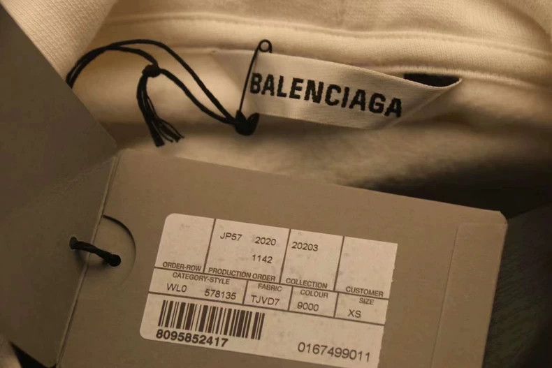 Balenciaga Balenciaga White hooded sweater Size US XS / EU 42 / 0 - 5 Thumbnail