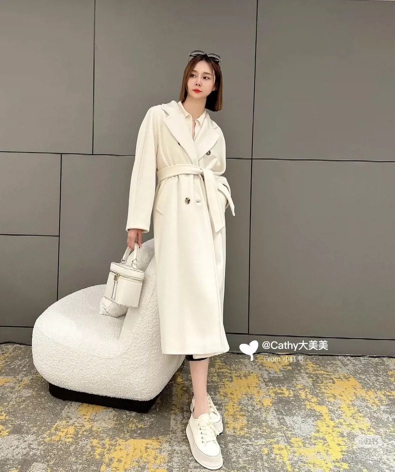 Max Mara Max Mara 101 801 Light Grey Coat Size M / US 6-8 / IT 42-44 - 9 Thumbnail