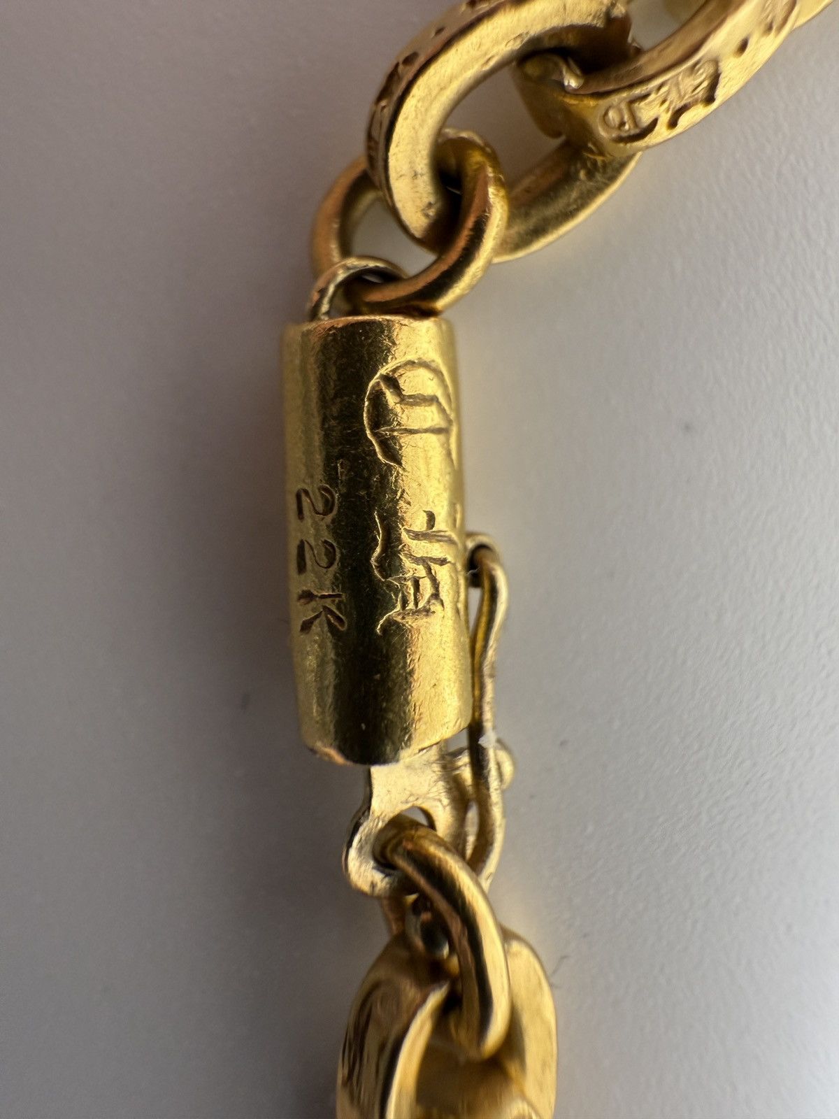 Chrome Hearts Chrome Hearts 22k Gold Paper Chain Necklace 30 inch Size ONE SIZE - 7 Thumbnail