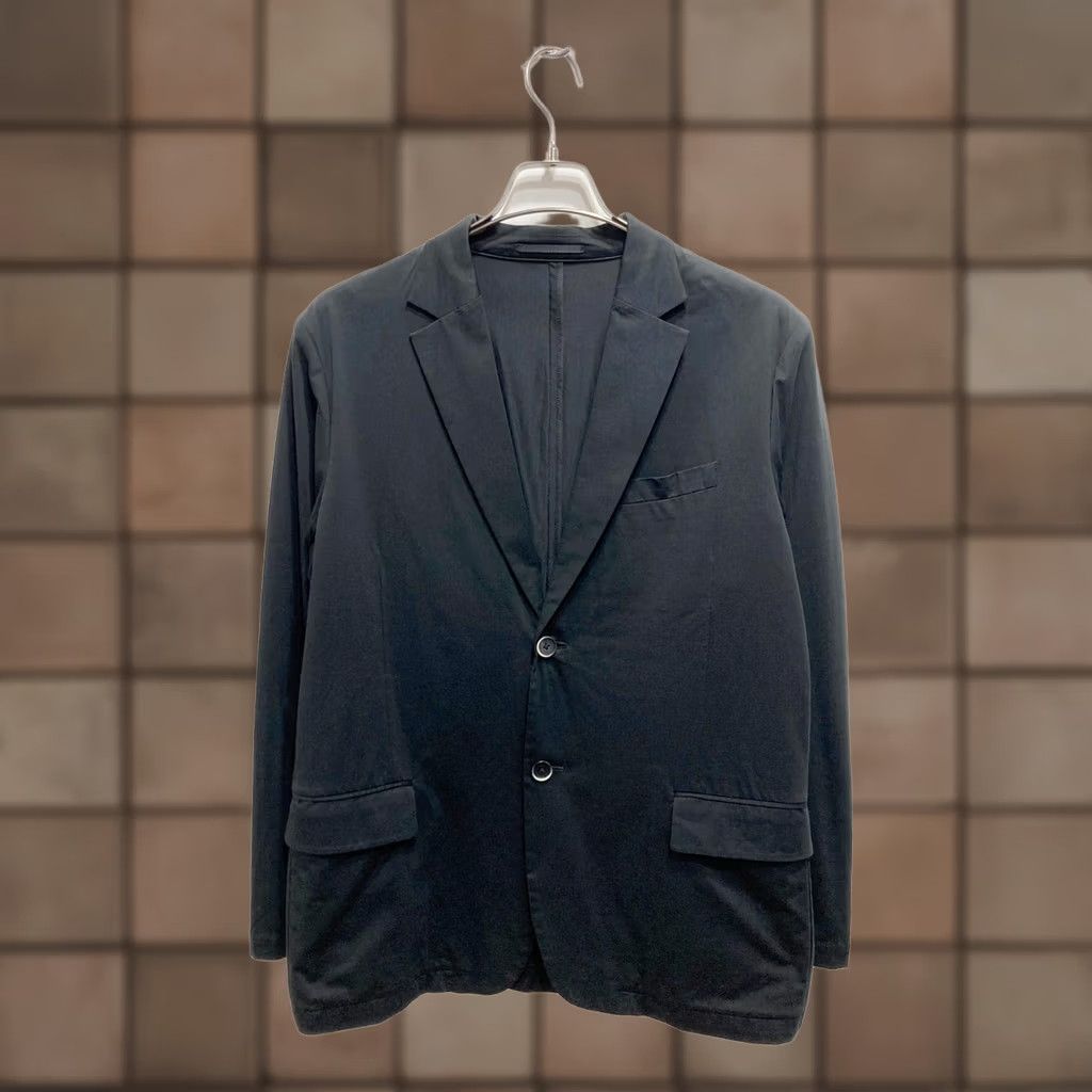 Vintage SOLIDO Tailored Jacket Blazer Men L Black MSL20S4020 Size 42R - 1 Thumbnail