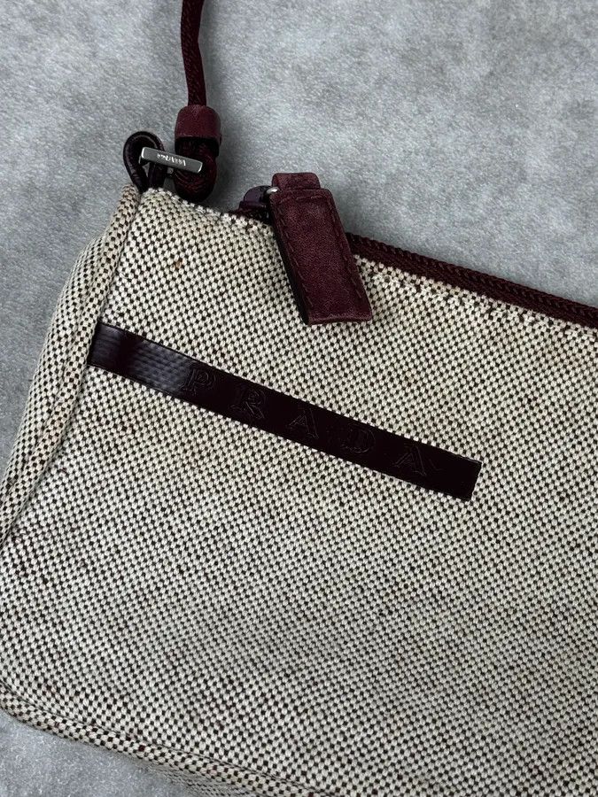 Prada SS1999 Prada Beige Canvas Bag Size ONE SIZE - 6 Thumbnail