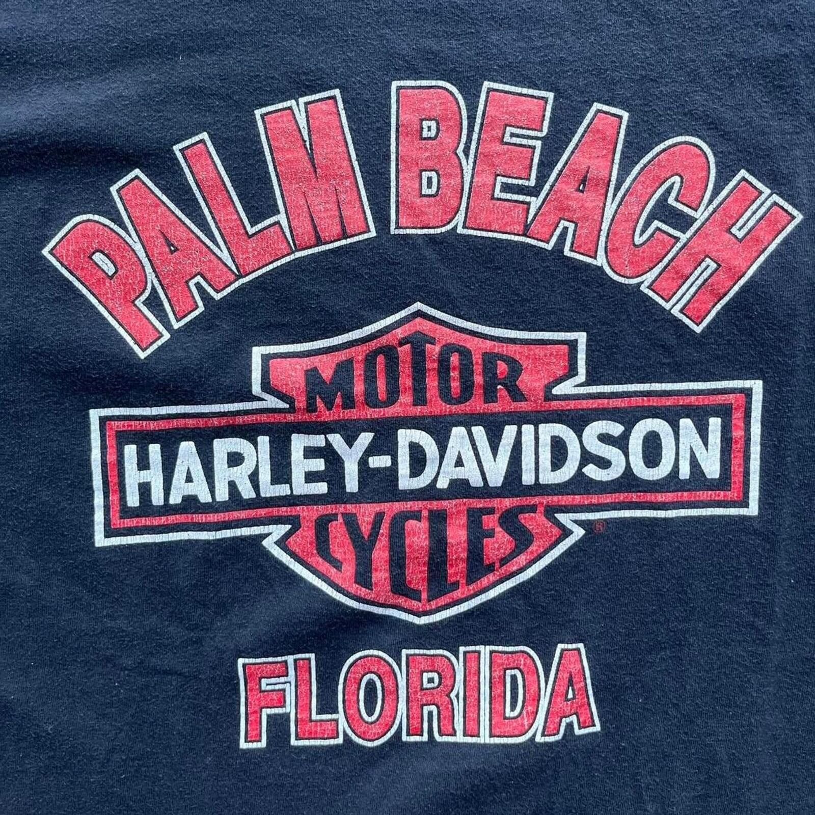 Harley Davidson 1997 Harley-Davidson Eagle USA Flag T-Shirt Size 3XL Size US XXL / EU 58 / 5 - 4 Thumbnail