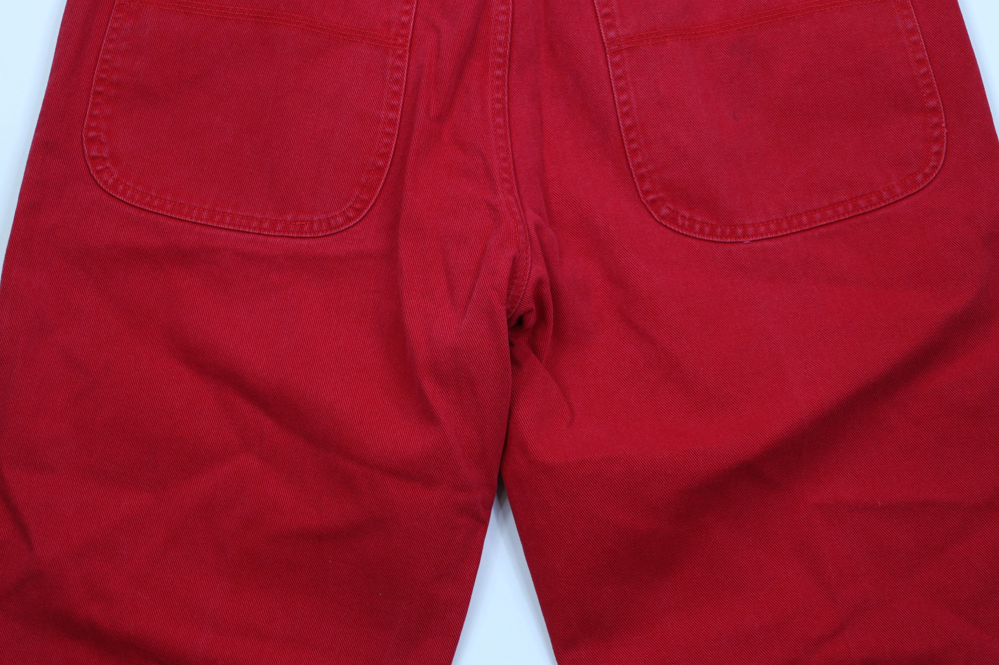 Vintage Vintage 90s Streetwear Baggy Wide Leg Skateboard Jeans Red Size US 36 / EU 52 - 13 Thumbnail