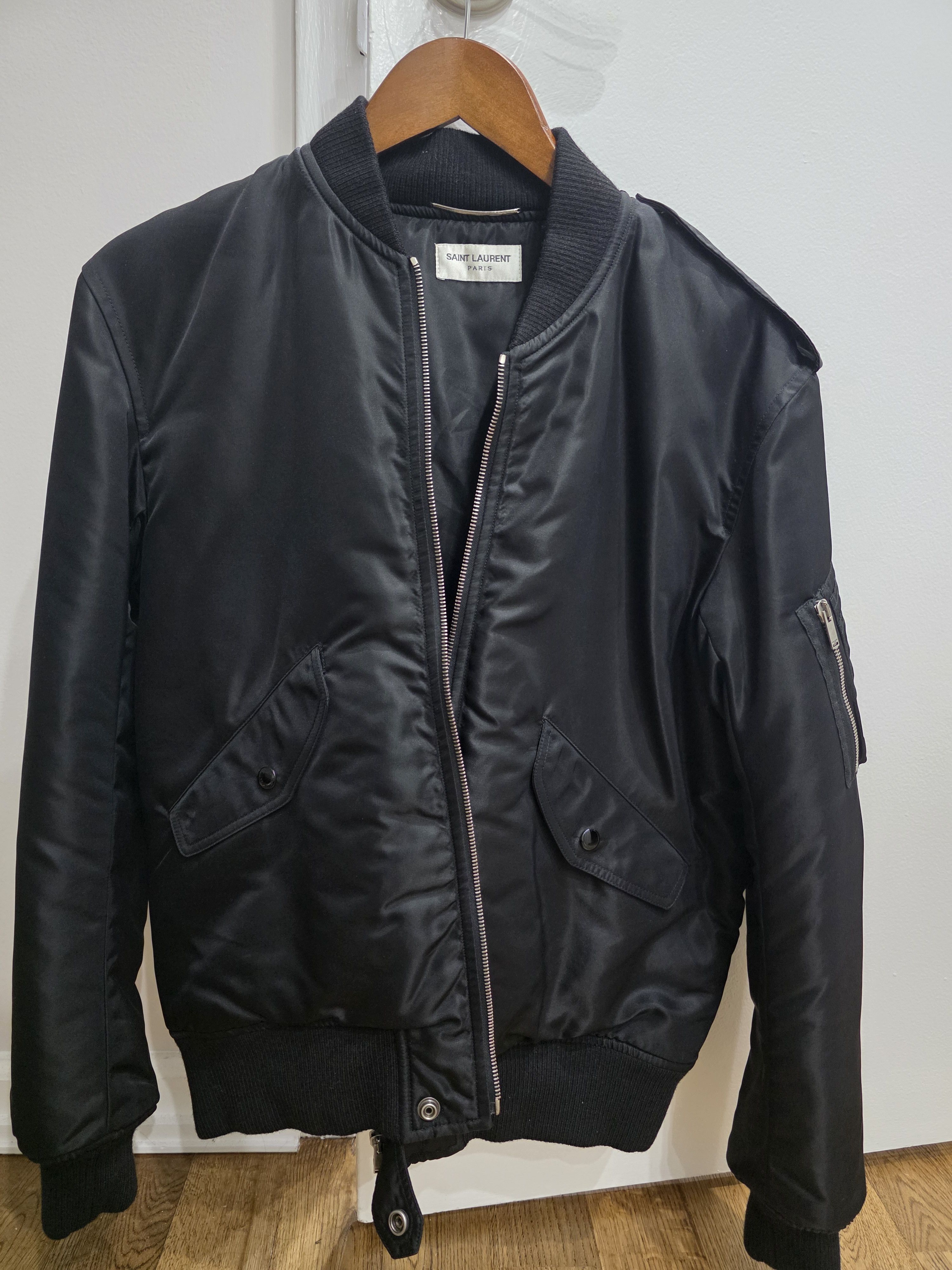 Saint Laurent Nylon Bomber Jacket