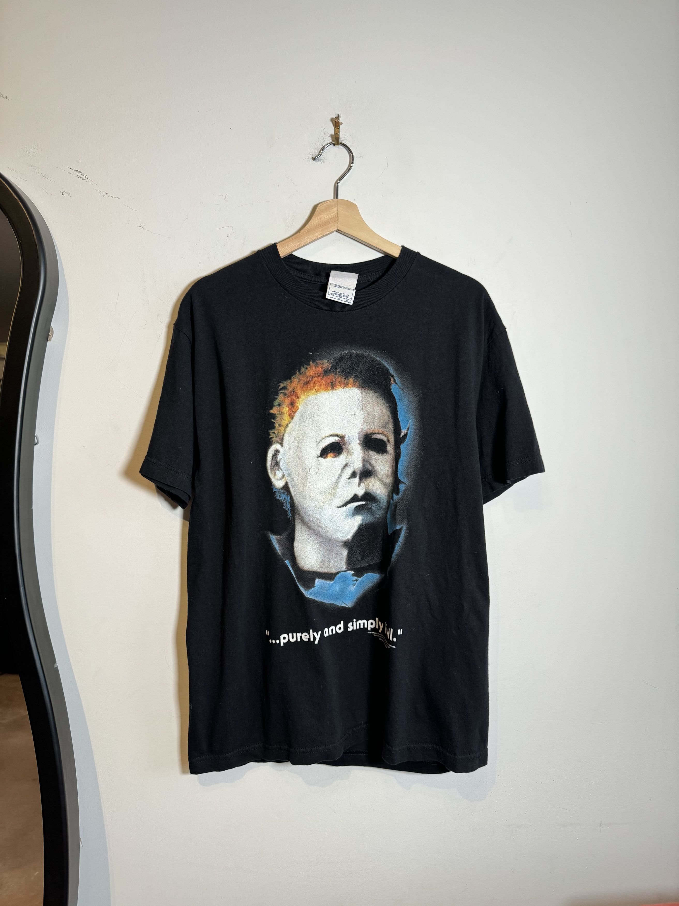 Vintage 90/00s Halloween Myers Movie Promo T shirt Size L Size US L / EU 52-54 / 3 - 1 Thumbnail