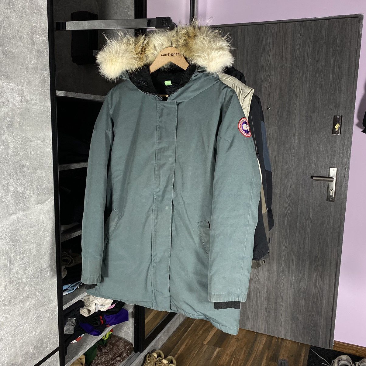 Canada Goose Victoria Parka Grey Canada Goose Victoria Parka HBX
