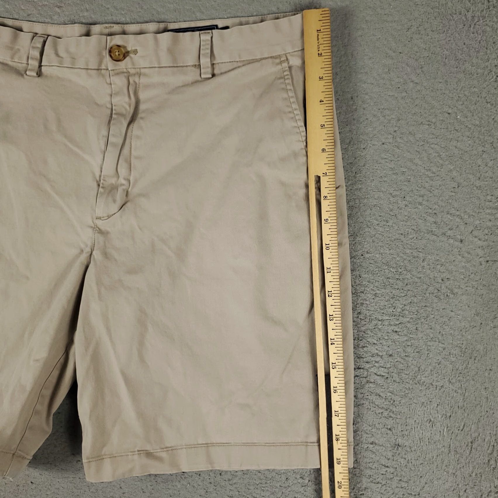 Vineyard Vines VINEYARD VINES Shorts Mens Size 38 Flat Front Chino Cotton Beige Casual Modern Fall Winter Size US 38 / EU 54 - 6 Thumbnail