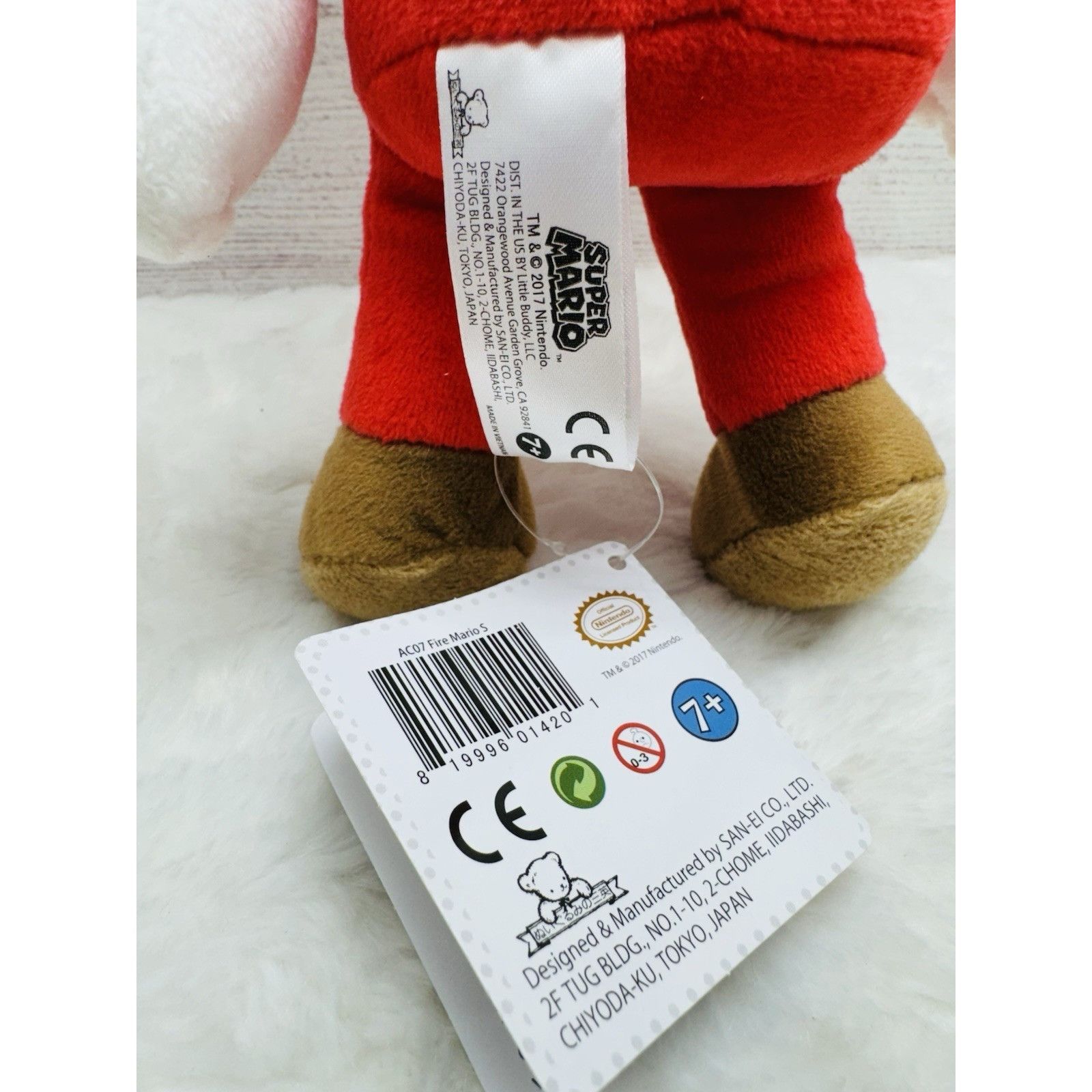 Nintendo SUPER MARIO BROS MARIO PLUSH 10" Nintendo All Star Collectio Size ONE SIZE - 6 Thumbnail