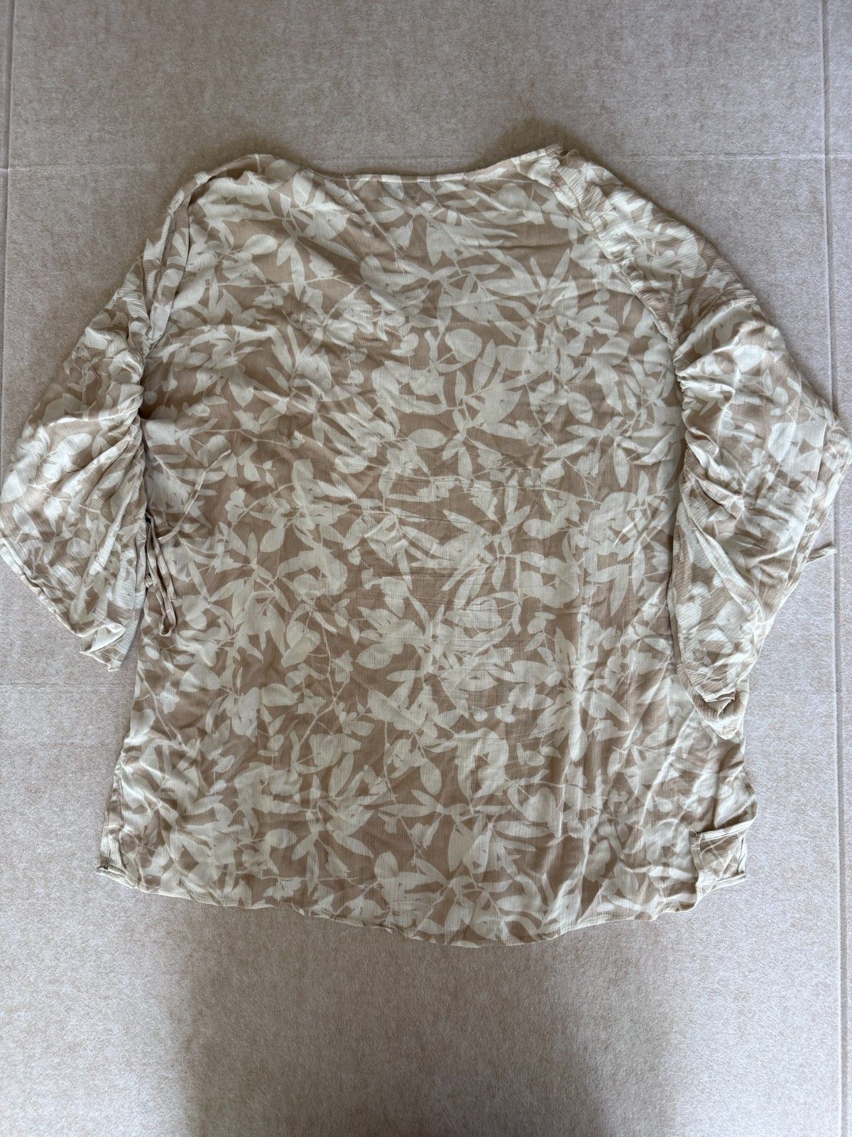 Jones New York Jones New York XL Shirt Top Floral V Neck 3/4 Sleeve R Size XL / US 12-14 / IT 48-50 - 8 Thumbnail