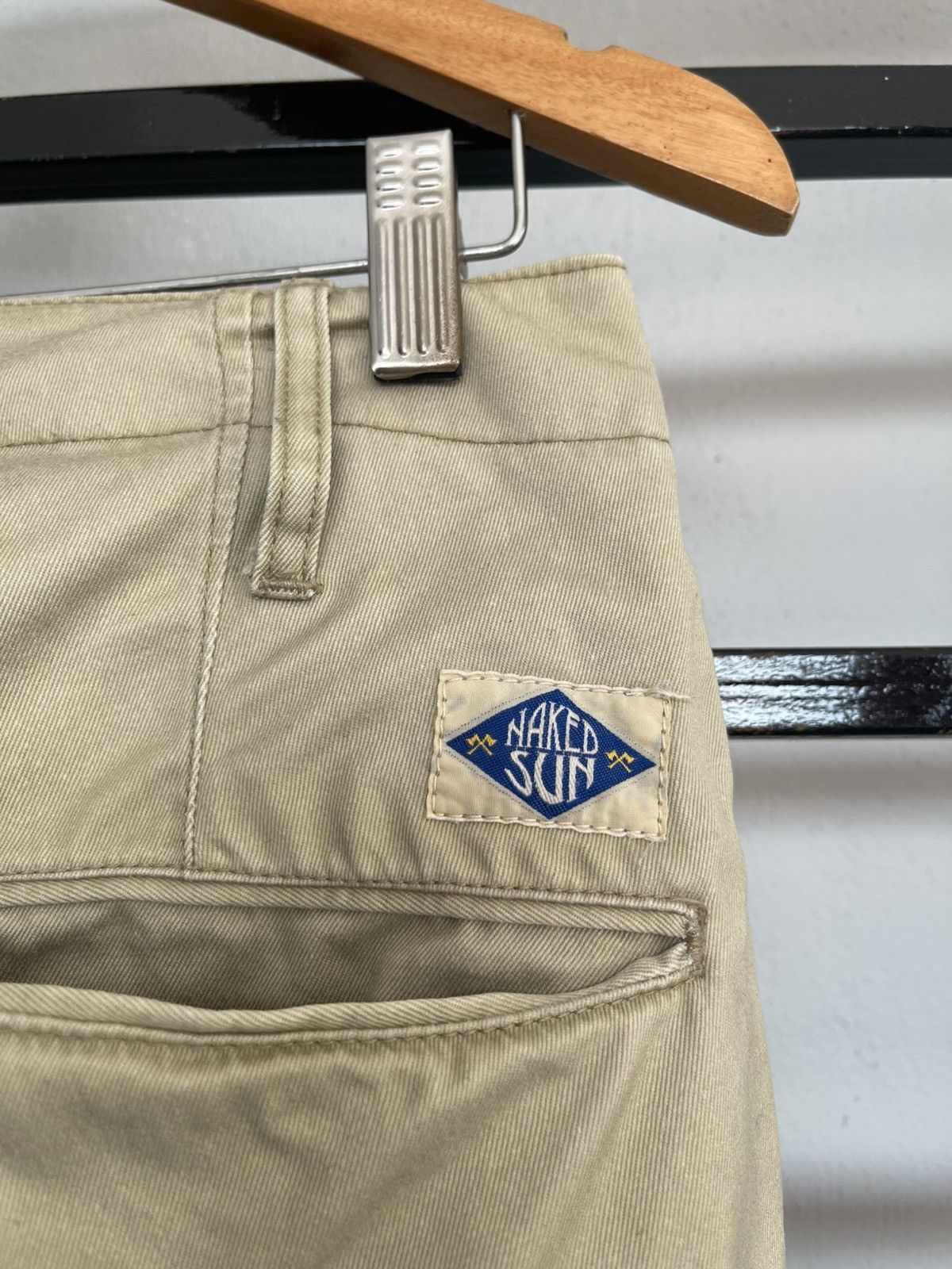 Japanese Brand Vintage Naked Sun Flare Chino Pants Size US 30 / EU 46 - 6 Thumbnail