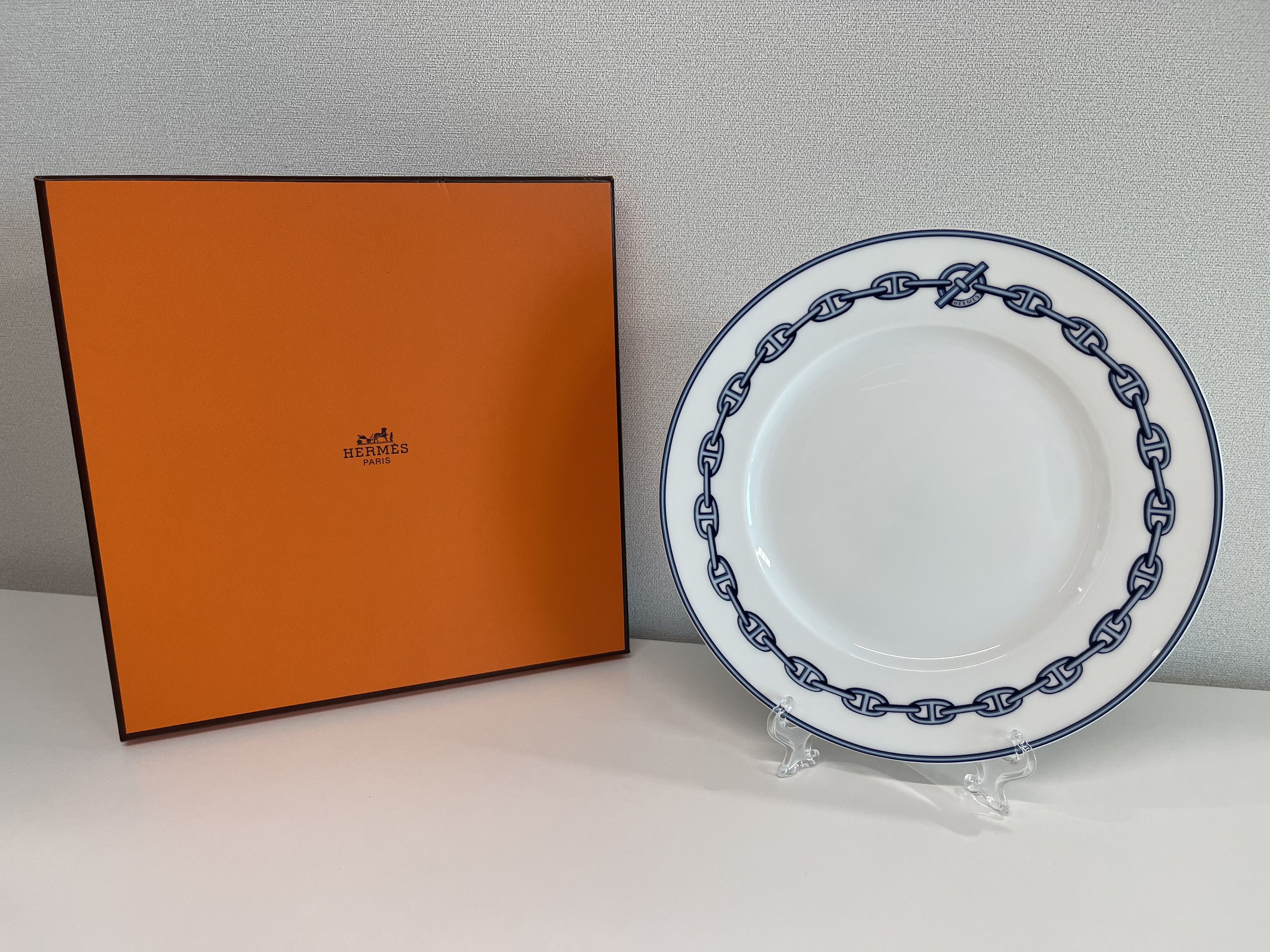 Hermes Hermes Chaine D'Ancre Blue Plate 1P Size ONE SIZE - 1 Thumbnail