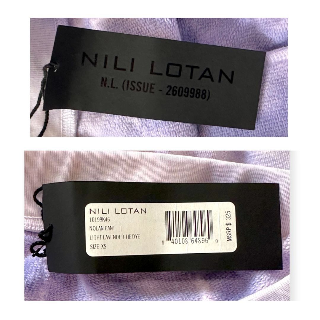 Nili Lotan NWT Nili Lotan Cropped Tie-Dyed Track Pants, Size XS,, New w Size 26" / US 2 / IT 38 - 3 Thumbnail