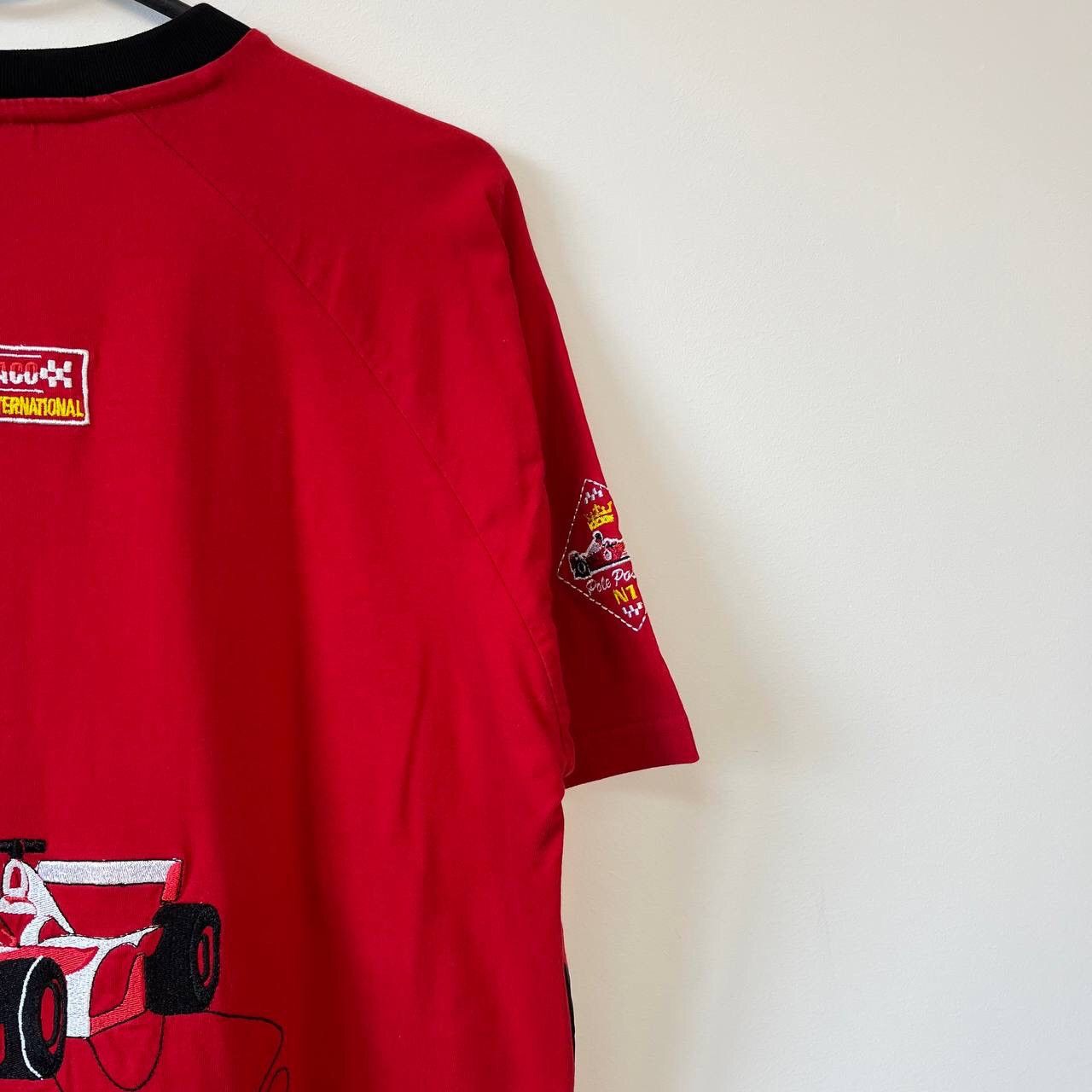 Vintage VTG Monaco Grand Prix Racing World Championship Red T-Shirt Size US L / EU 52-54 / 3 - 2 Thumbnail