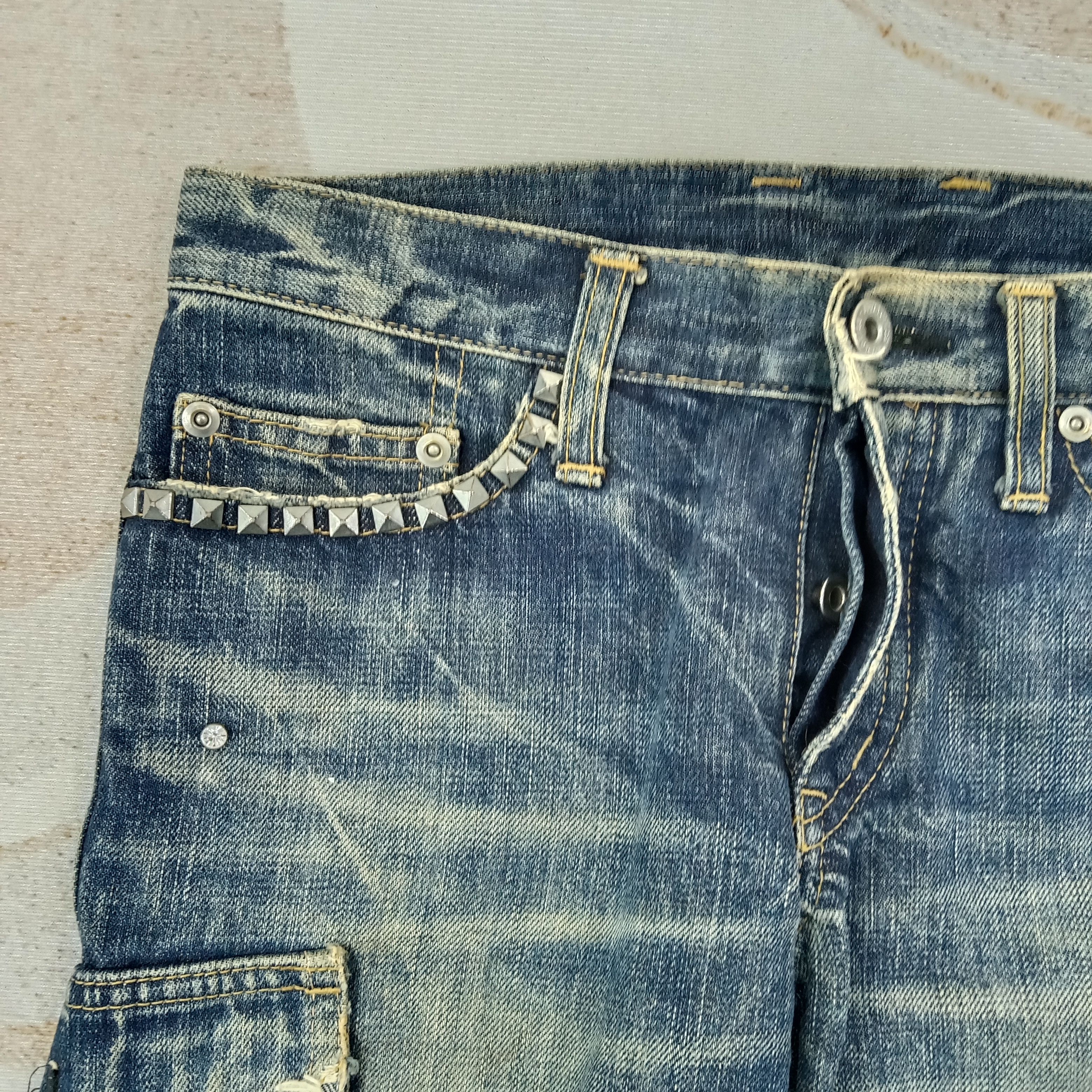 Hysteric Glamour Hysteric Glamour Japanese 3 Quarters Denim Jeans C258N28 Size US 27 - 7 Thumbnail