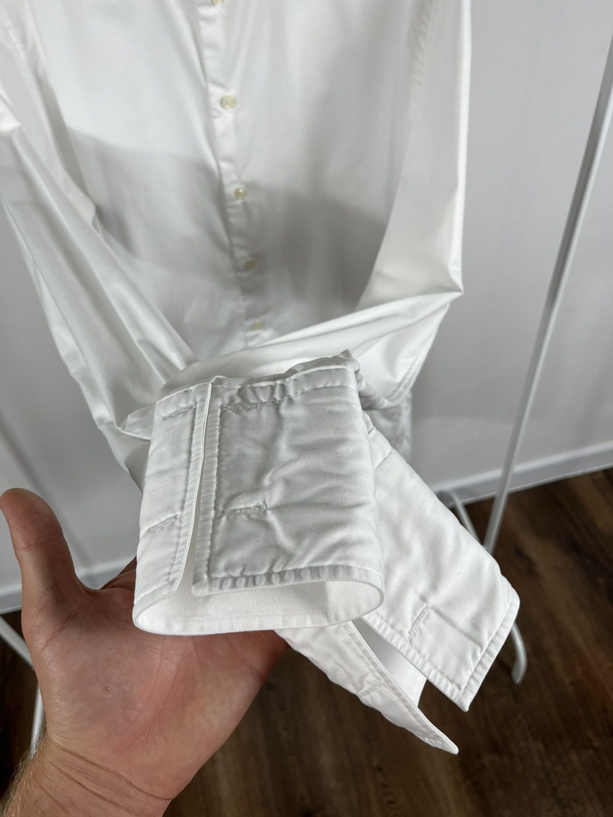 Eton Eton Made to Measure White Dress Shirt Long Sleeve Estonia Size US L / EU 52-54 / 3 - 8 Thumbnail