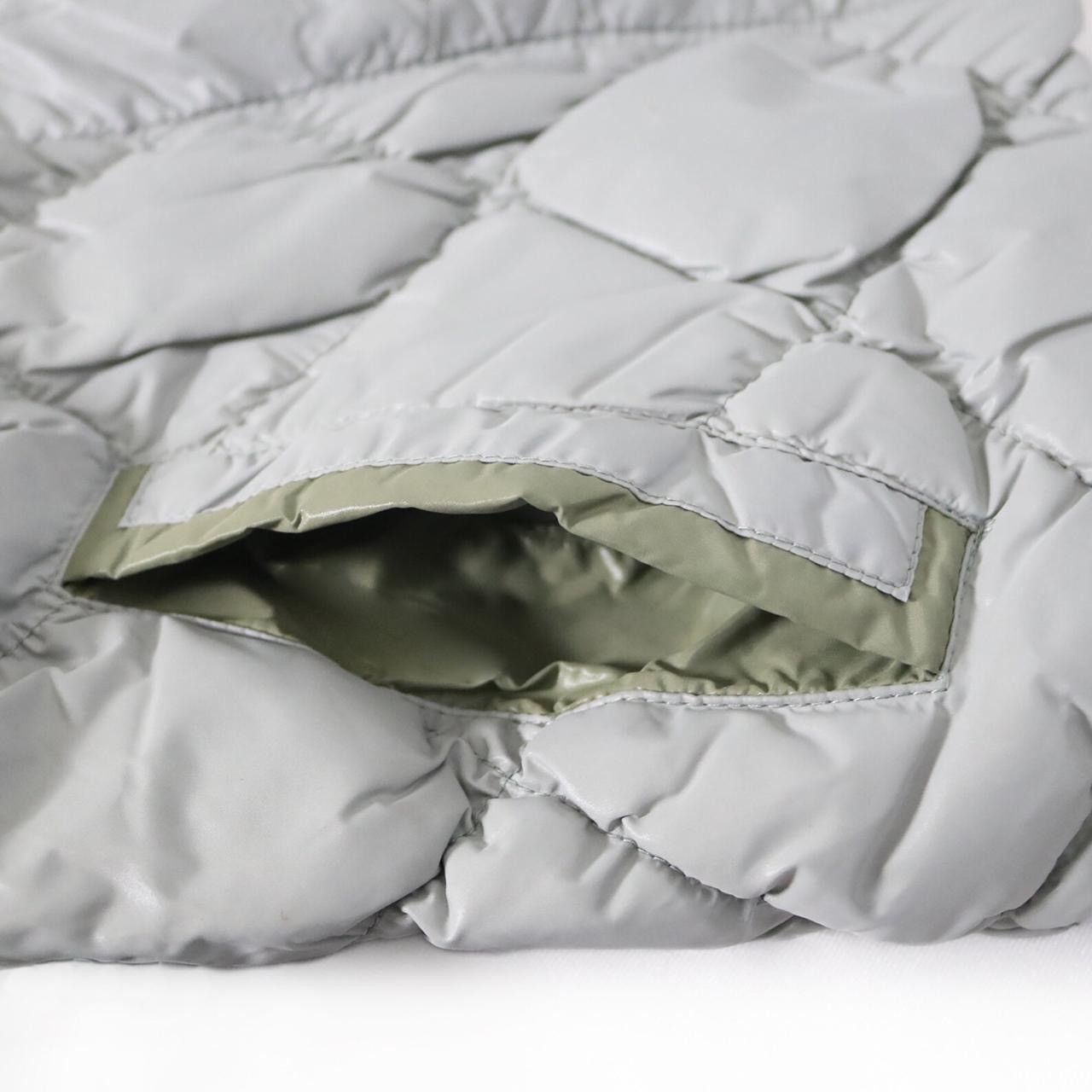 Designer quilted feather down puffer coat Size S / US 4 / IT 40 - 5 Thumbnail