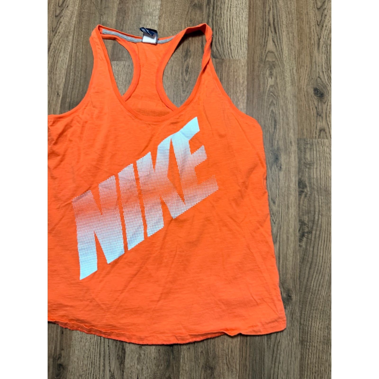 Nike Nike Tank Top Womens XL Orange Racerback Sleeveless Size XL / US 12-14 / IT 48-50 - 4 Thumbnail